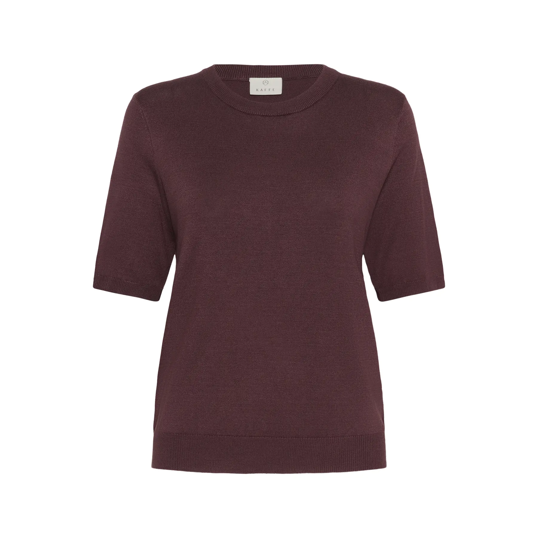 Image of Pullover mit Rundhalsausschnitt Damen KAFFE Lizza