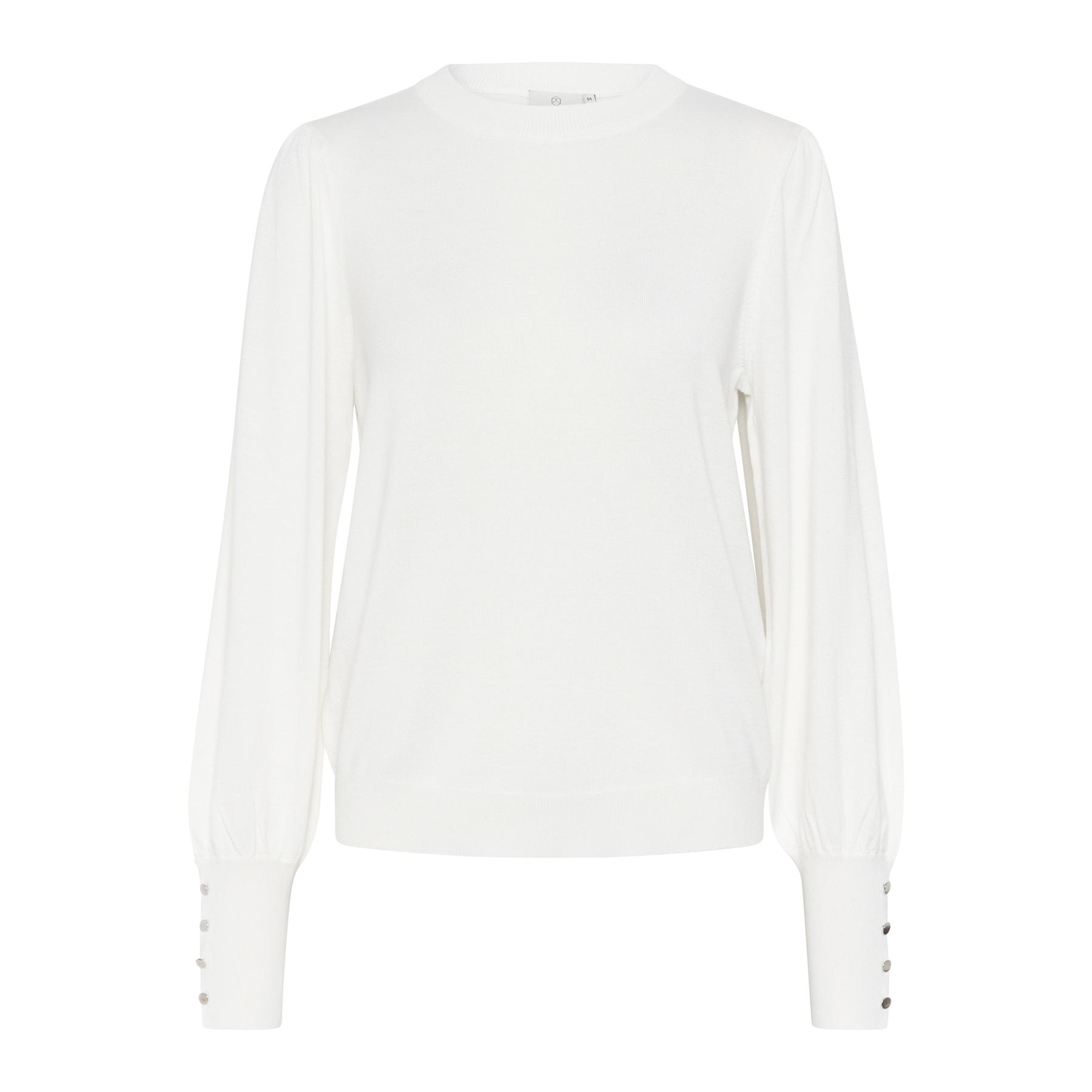 5715576103394 - Pullover mit Rundhalsausschnitt und Knöpfen für Frauen KAFFE Lizza