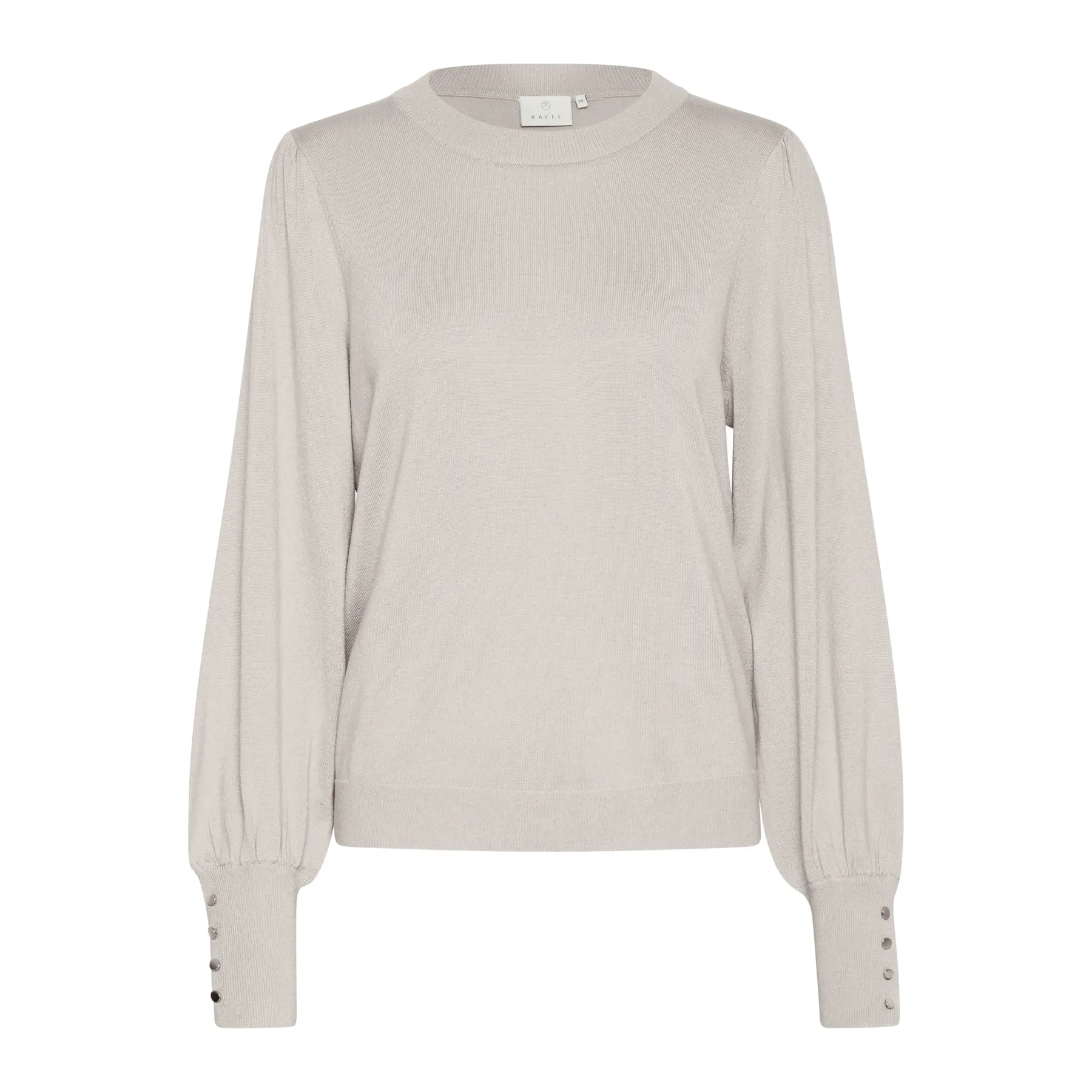 5715375816044 - Pullover mit Rundhalsausschnitt und Knöpfen für Frauen KAFFE Lizza