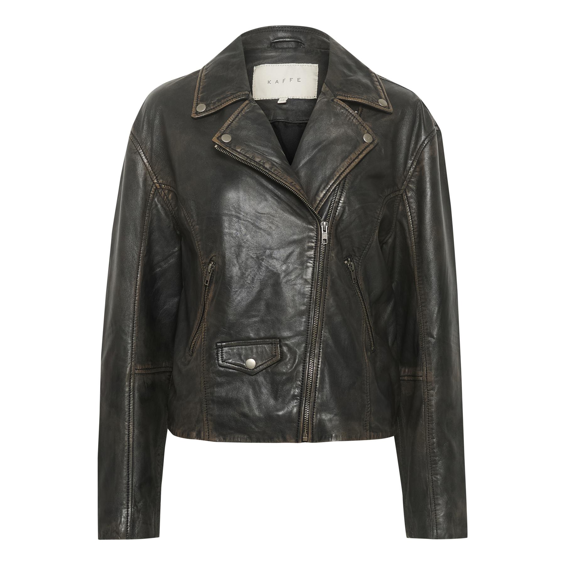 5715375610321 - Lederjacke Damen KAFFE Jane