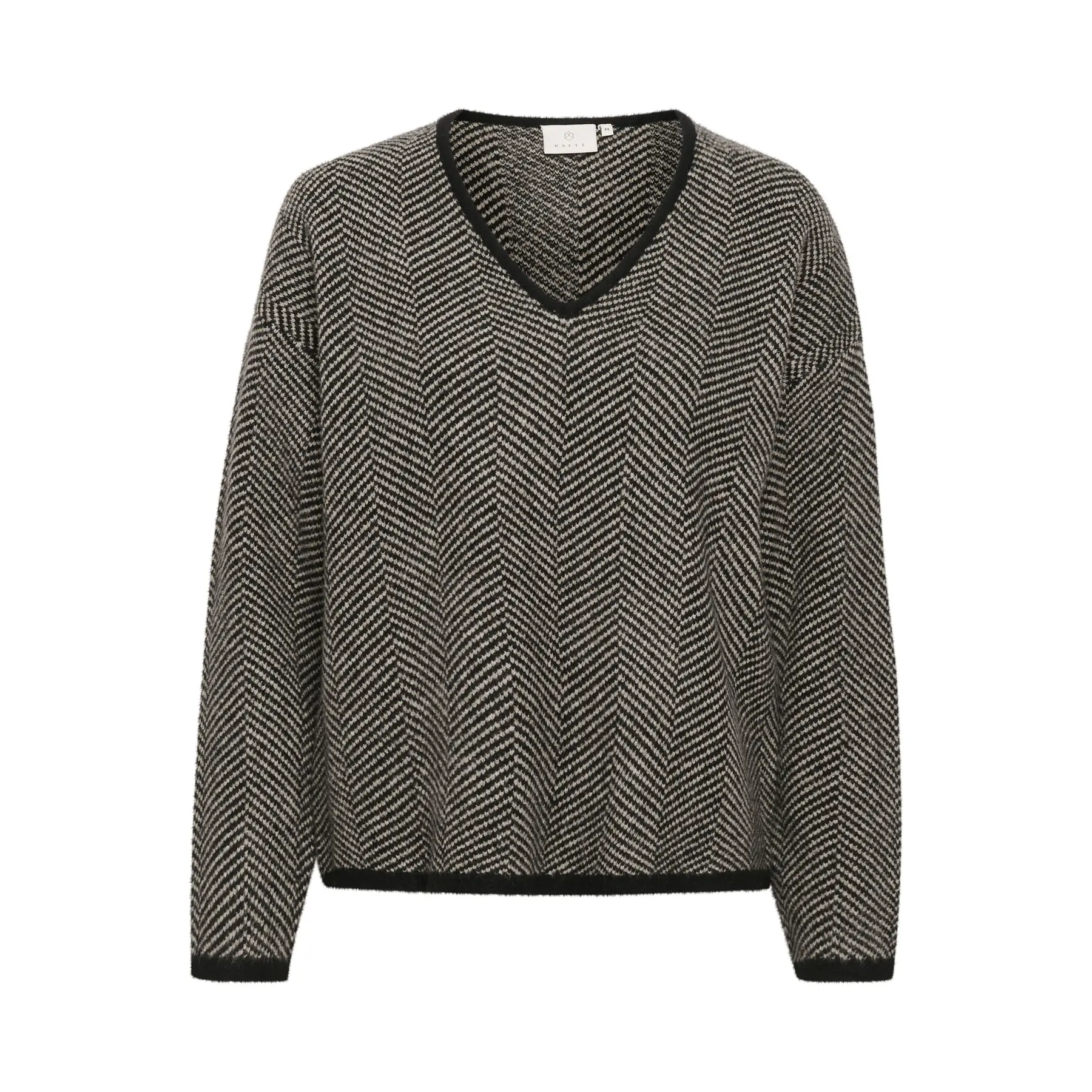 5715375727494 - Damen V-Ausschnitt Pulli KAFFE Verana