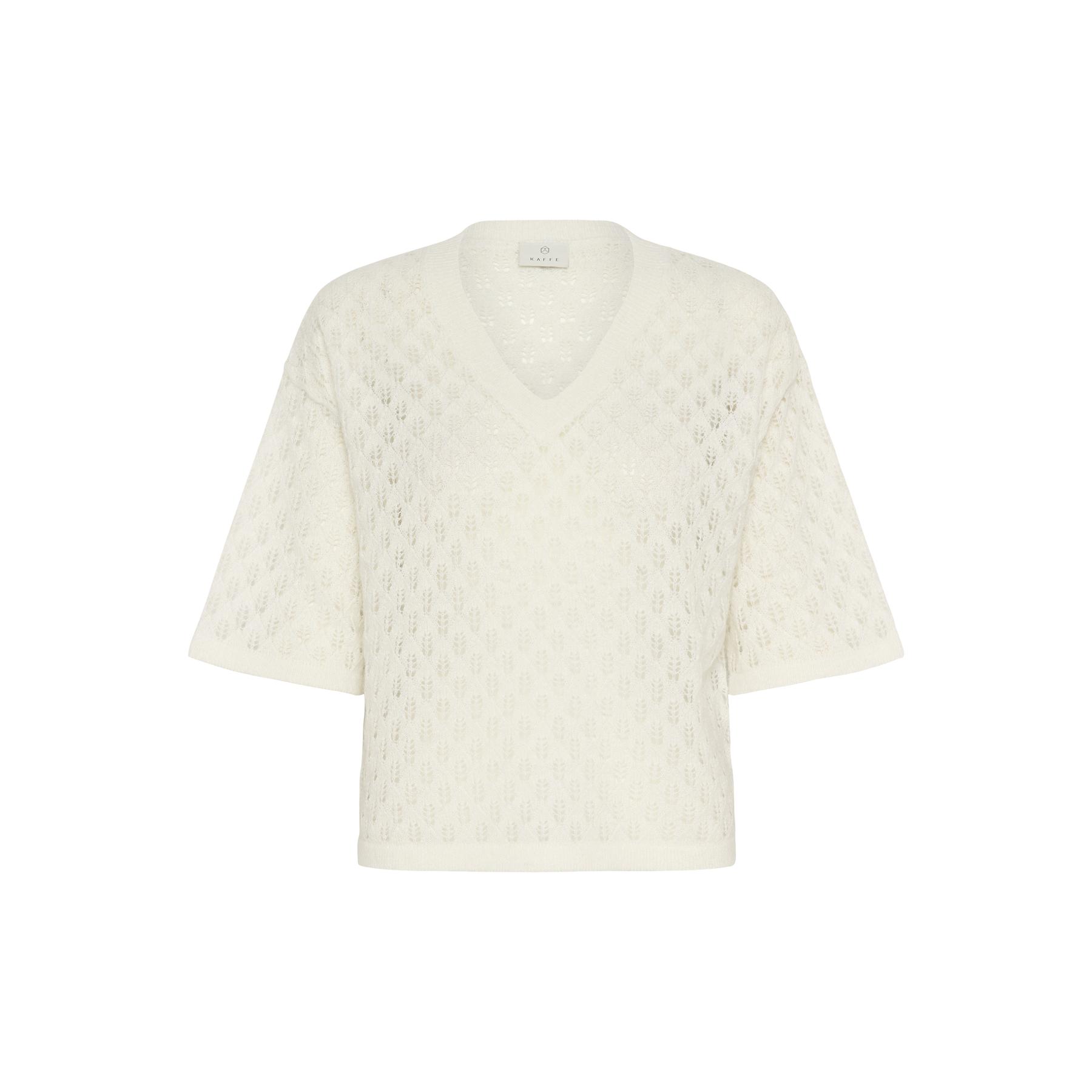 5715576646600 - Damen V-Ausschnitt Pulli KAFFE Lourine