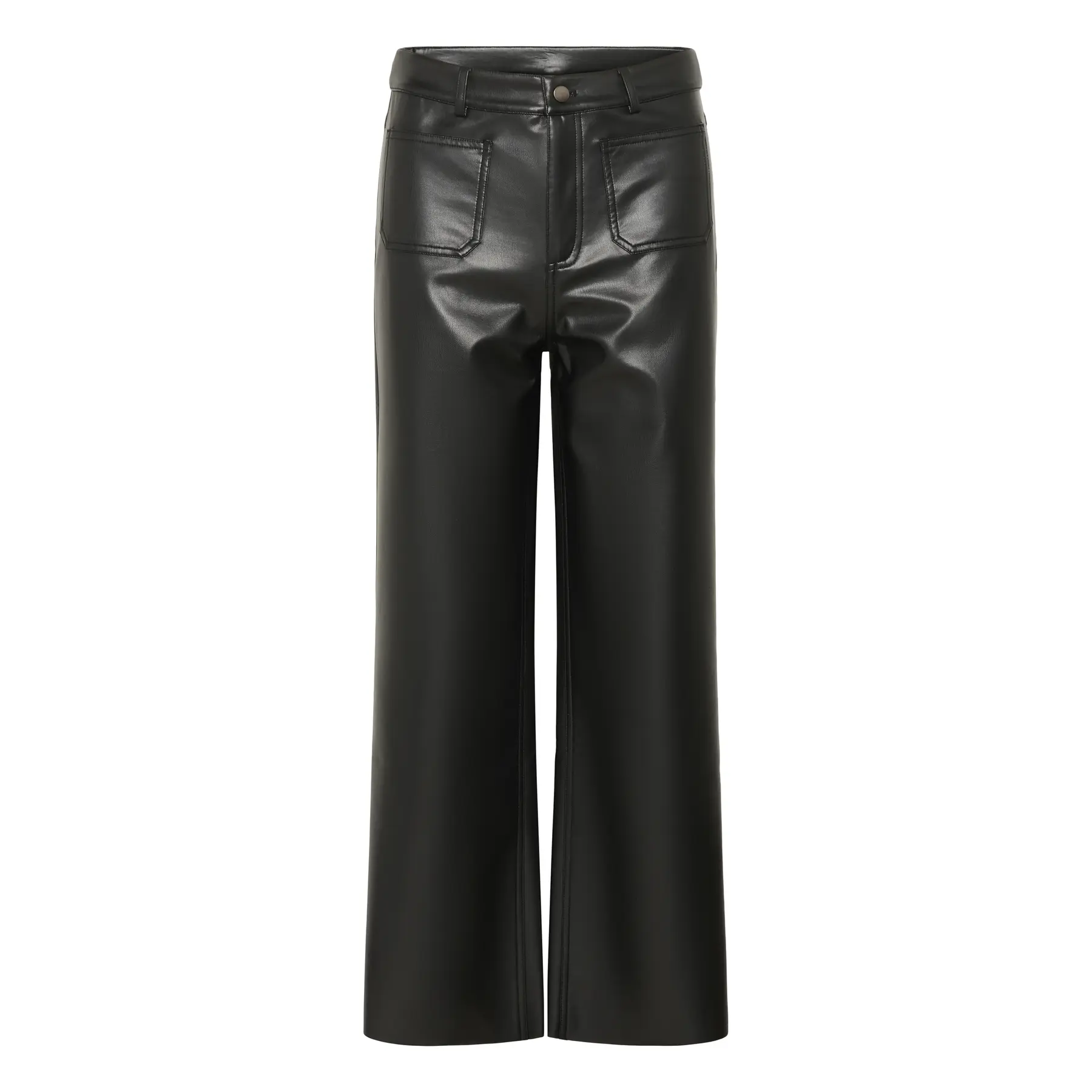 5715576935001 - Damen-PU-Hose KAFFE Mikka