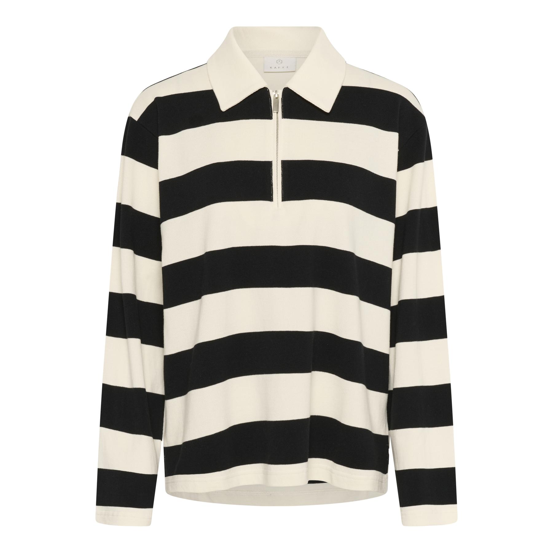 5715576406136 - Polo-Shirt langarm Damen KAFFE Picca