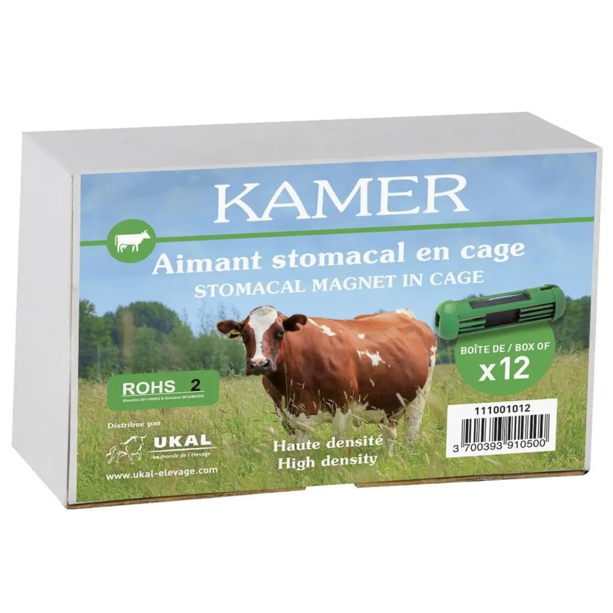 Comparer les prix de Aimants staumacaux en case Kamer (x12)