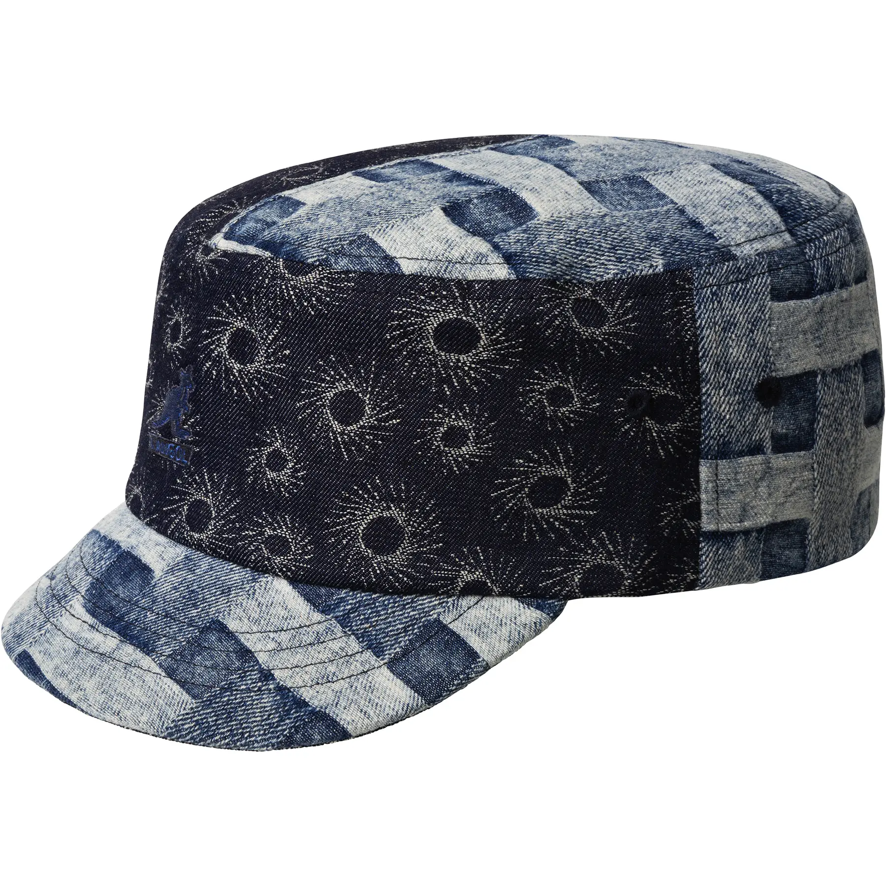 Military Cap Kangol Denim Mashup