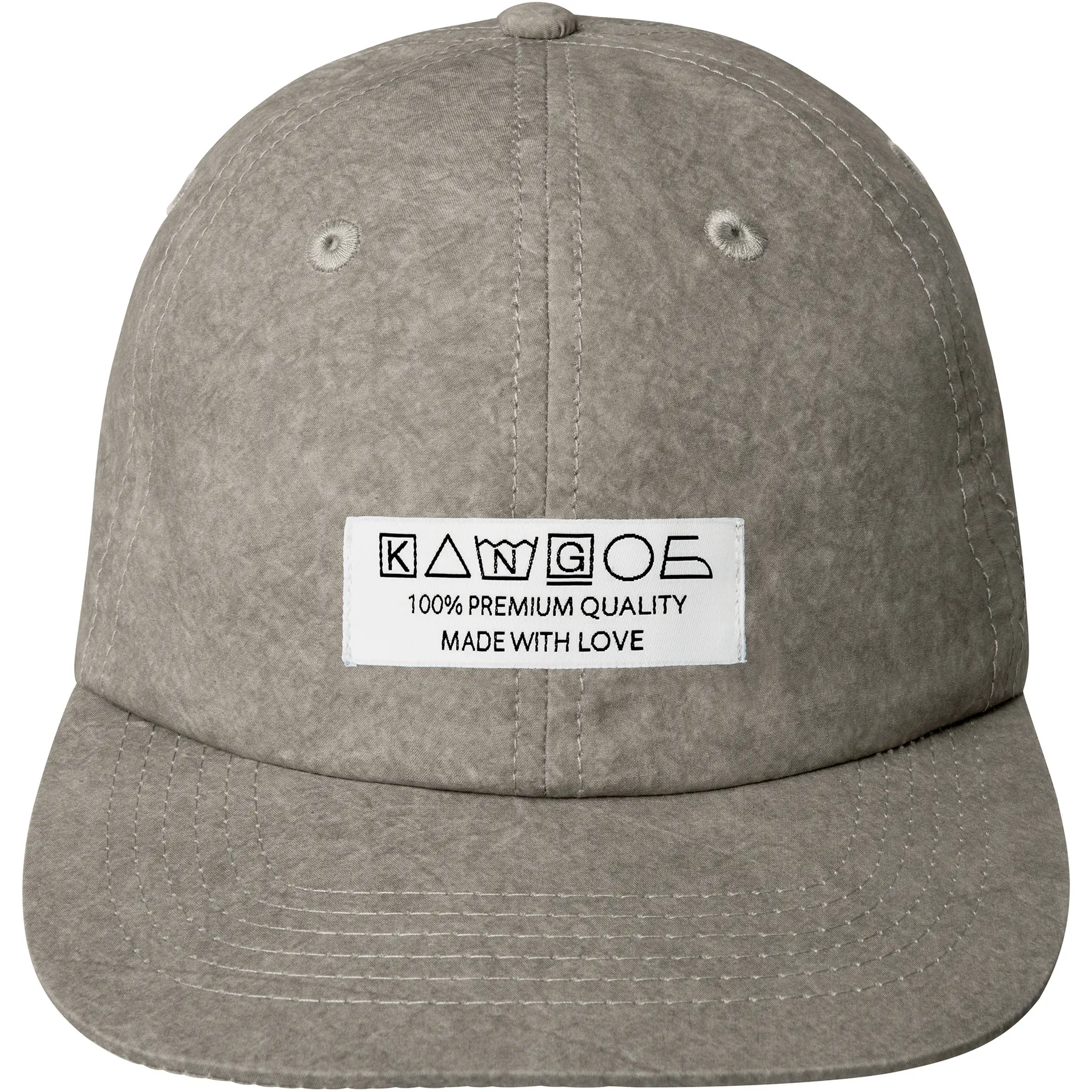 Kangol Gris 5 Panel Cap Care Label
