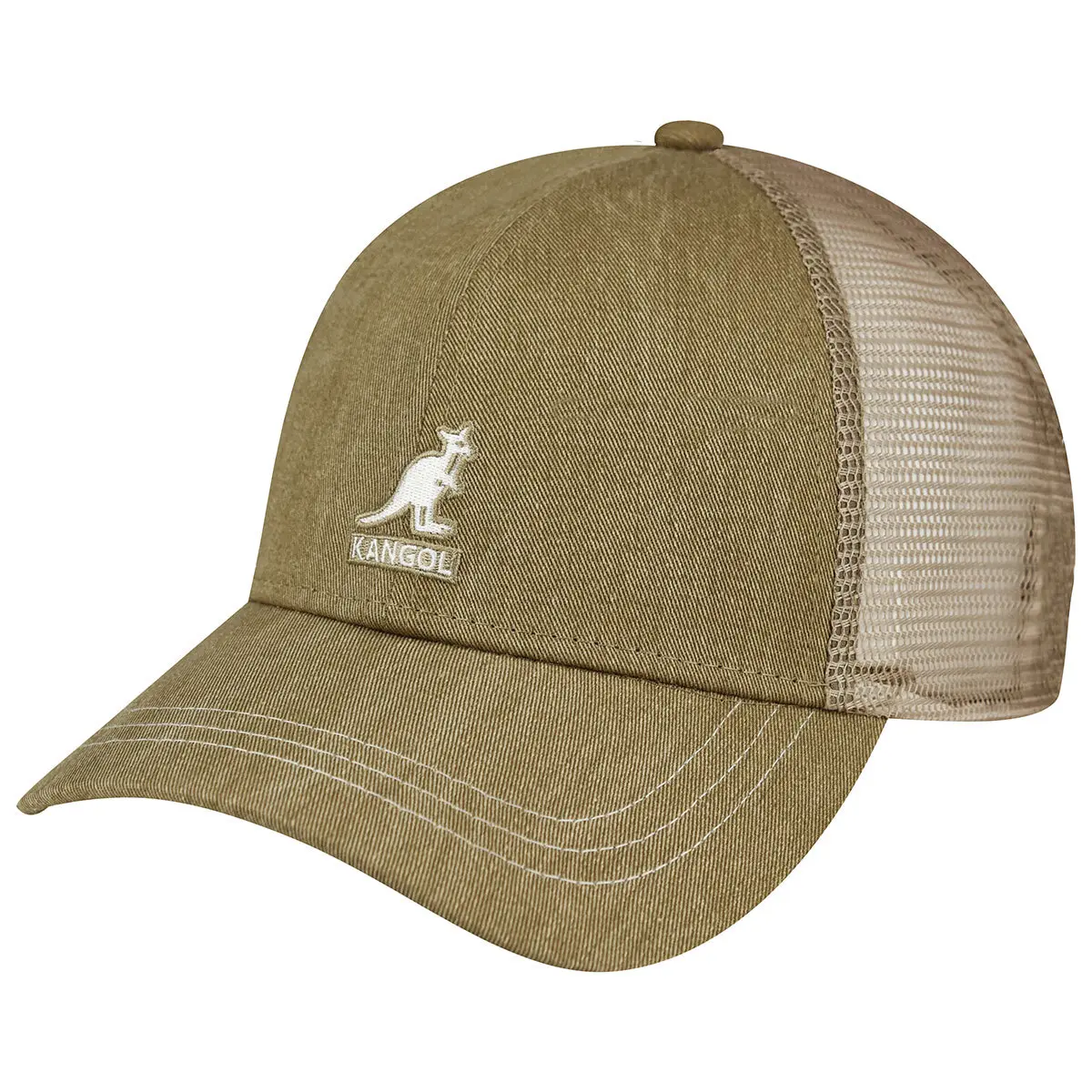 Gedragen katoenen mesh baseball cap Kangol
