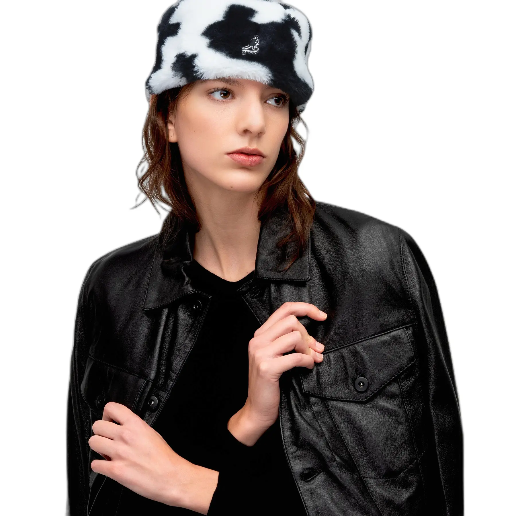 Faux fur hat Kangol Topper | Basket-Center display picture 2