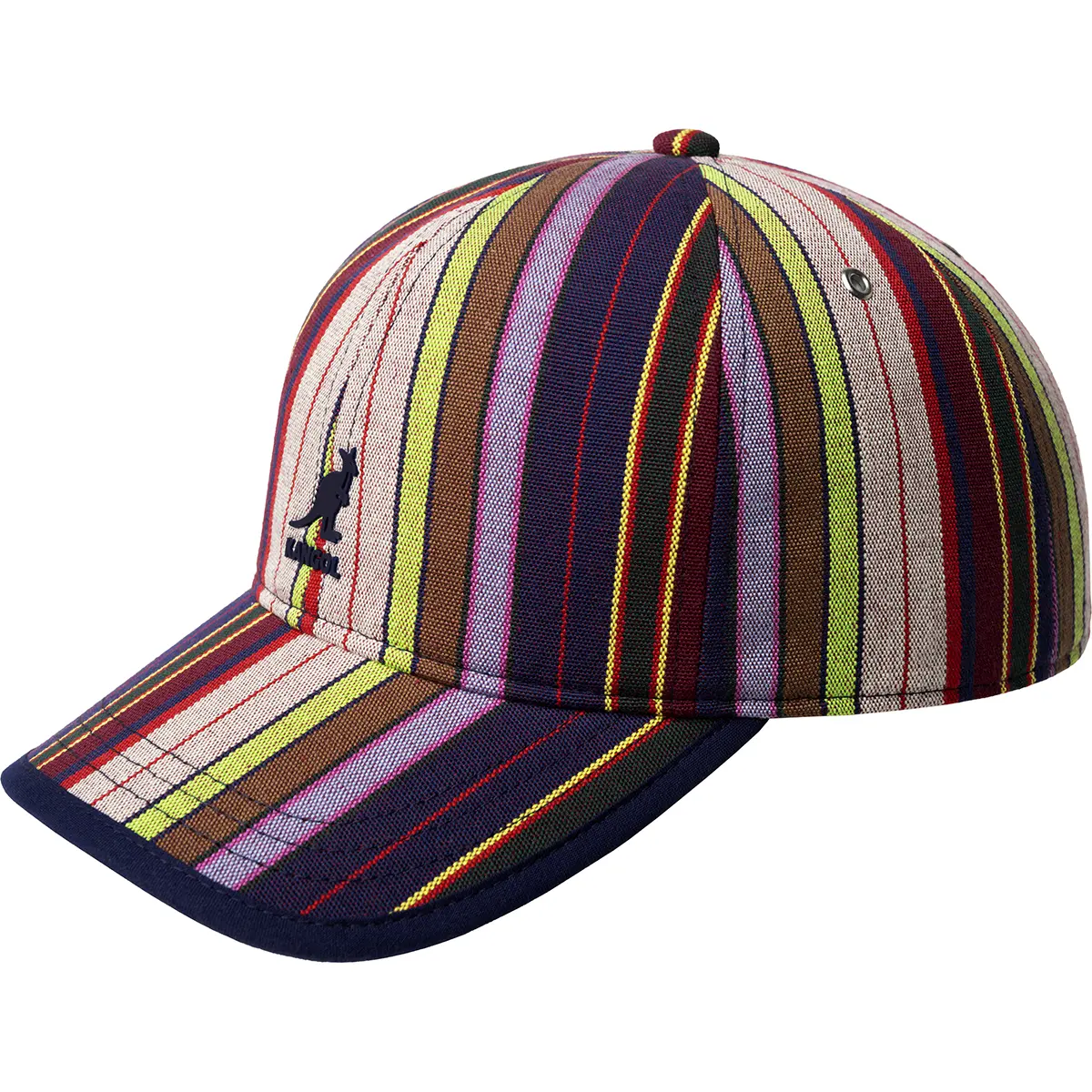 0792179810190 - Baseball Kappe Multi Color Stripe