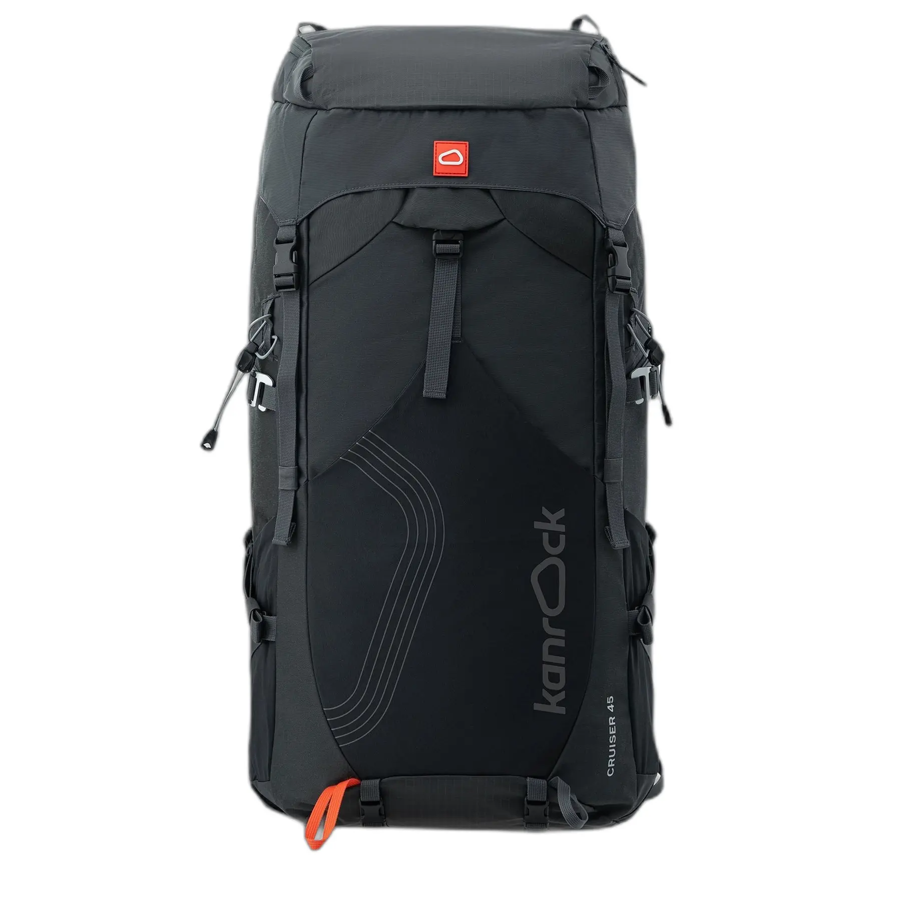 Kanrock Unisex Noir Backpack Cruiser 45