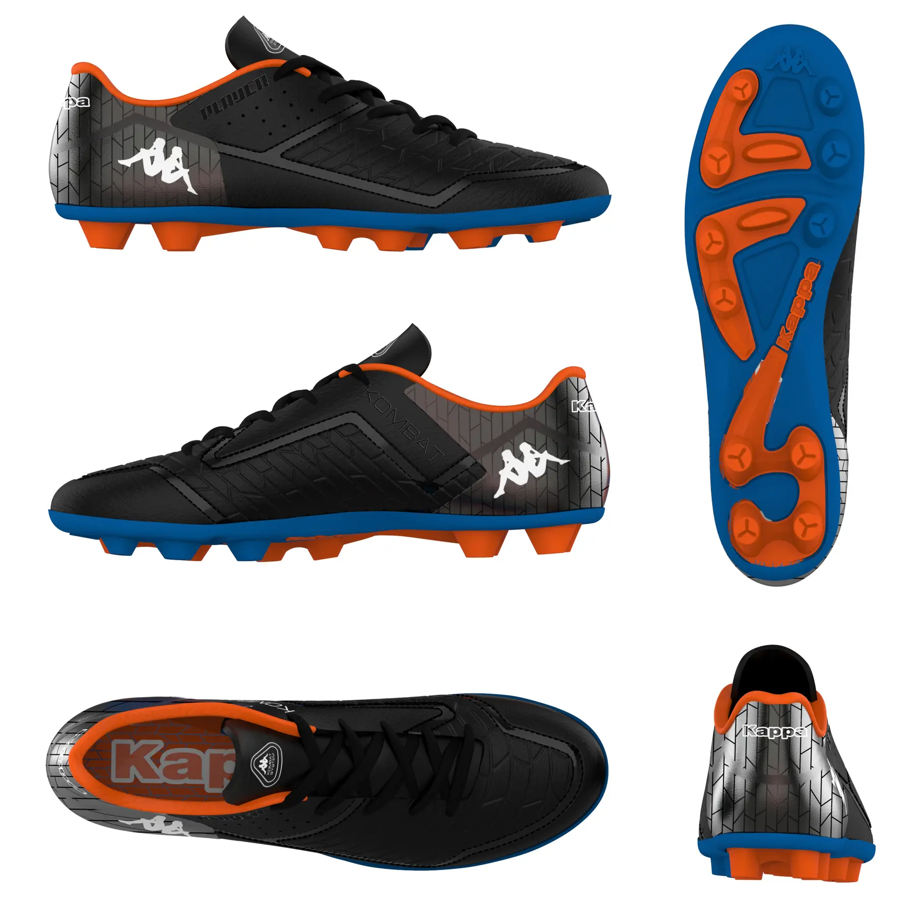 Fußballschuhe Kombat Player FG - Noir - unisex - Size: 37