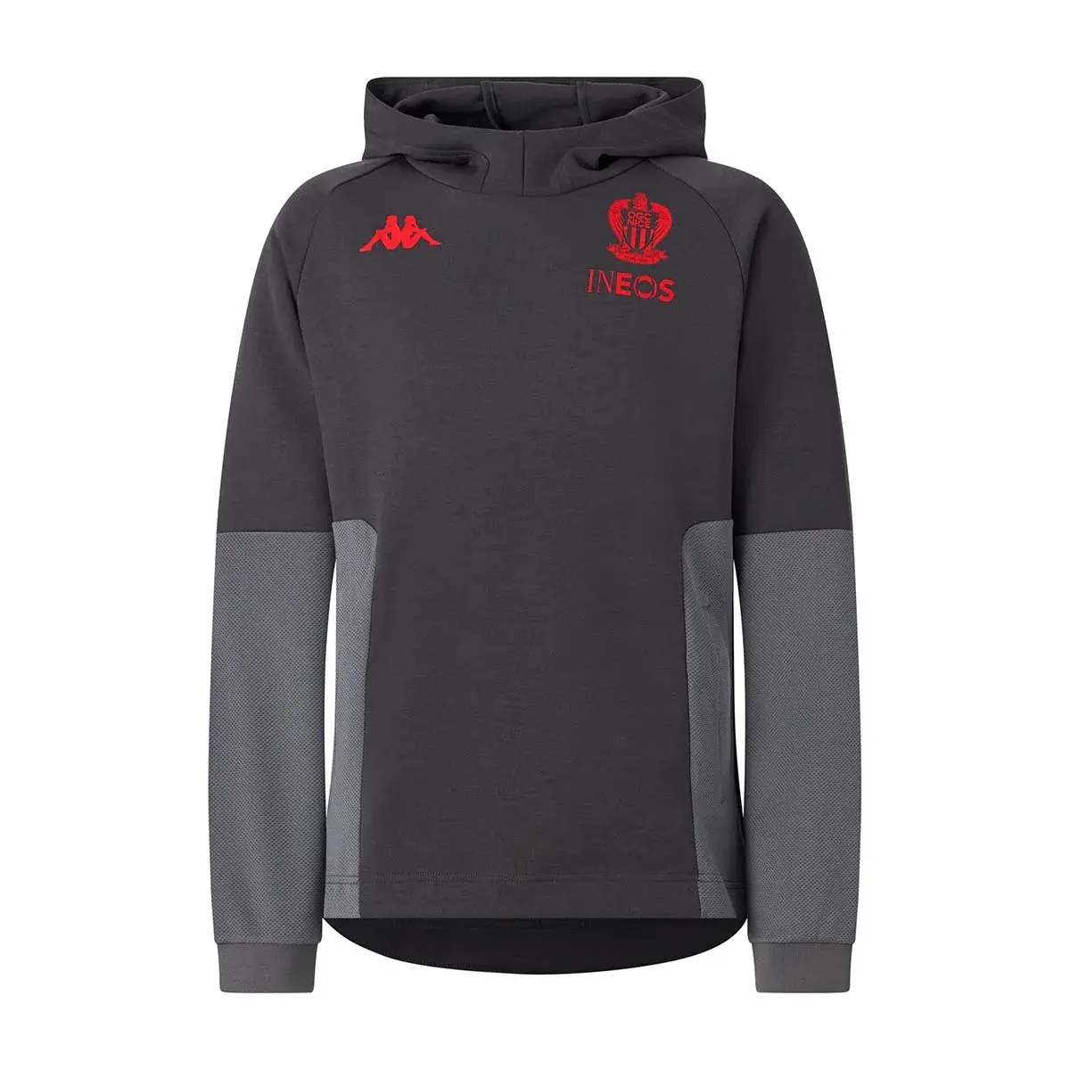 Kapuzensweatshirt Kind OGC Nice - Gris - male - Size: 8 ans