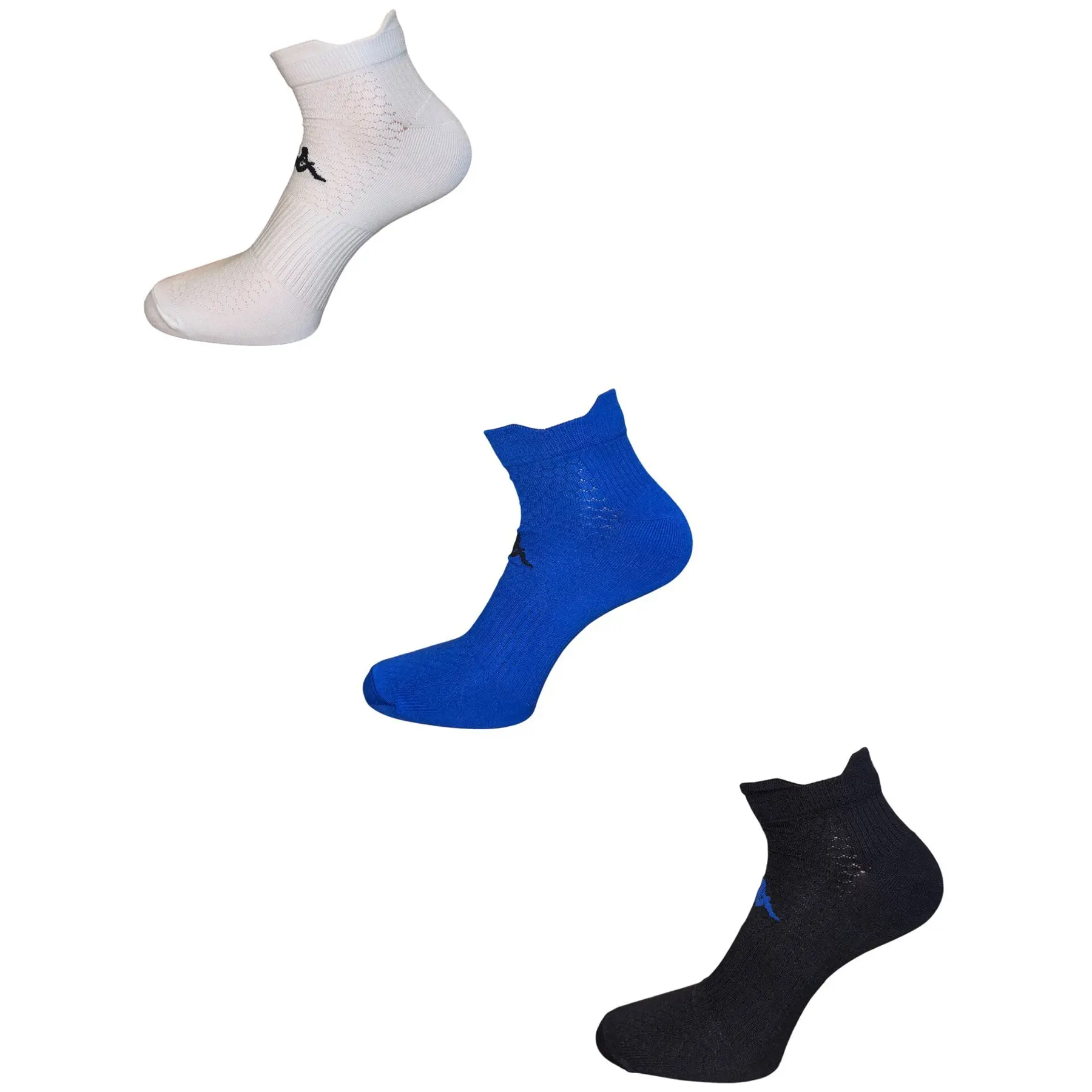 Kappa Chaussettes Micro Recycle 99890459 (x3), Blanc, Taille 39/42