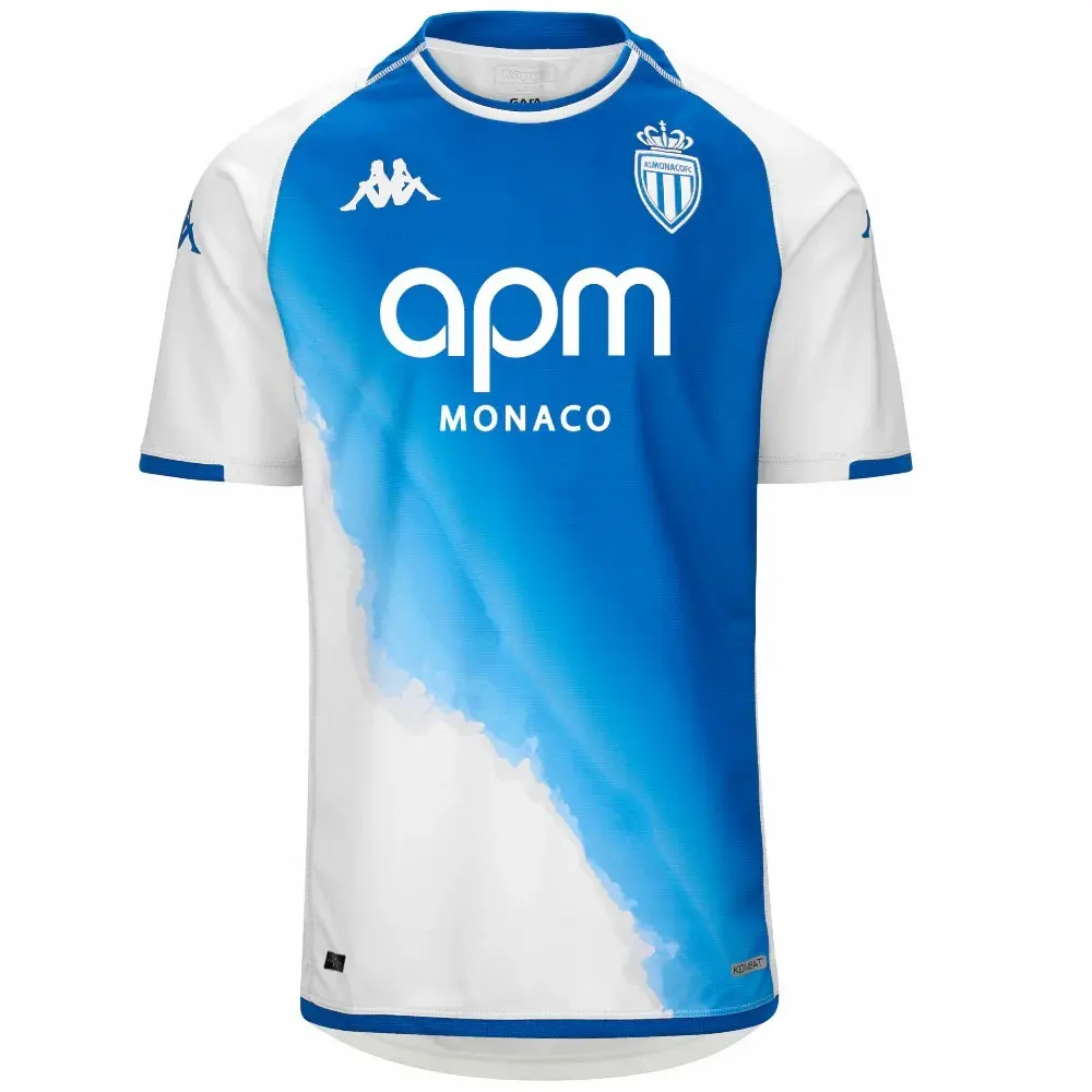 Ausweichtrikot für Kinder AS Monaco Kombat 2023/24 - Gris - male - Size: 6 ans