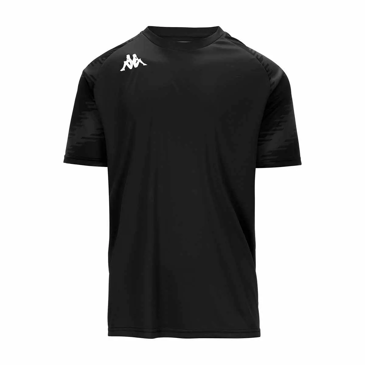 Kappa Daverno Shirt Korte Mouw Heren - Zwart | Maat: L-XL