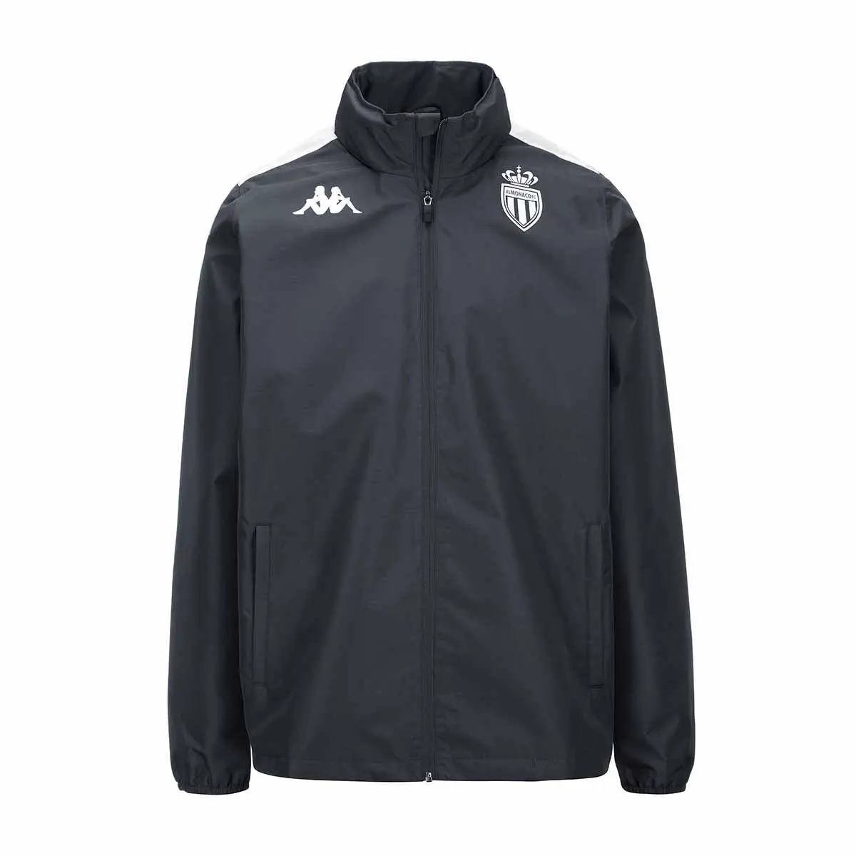 Trainingsjacke AS Monaco Adverzip Pro 8 2024/25 - Gris - male - Size: 3XL