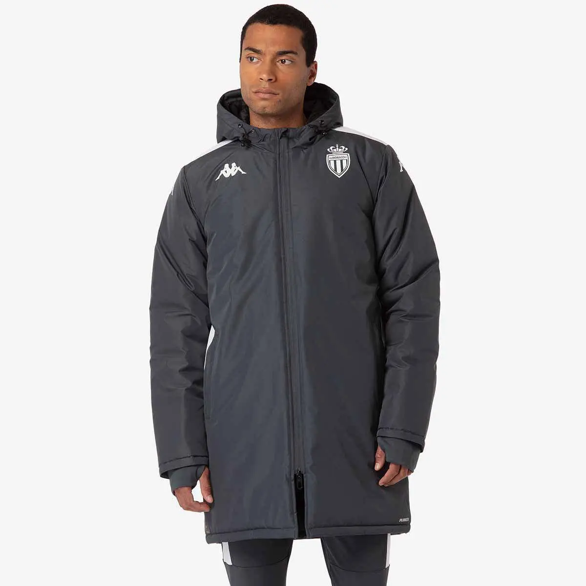 新品Kappa AS Monaco フルジップフーディ Sweat jacket AS Monaco Arminzip Pro 8 2024/25 | Foot-Store