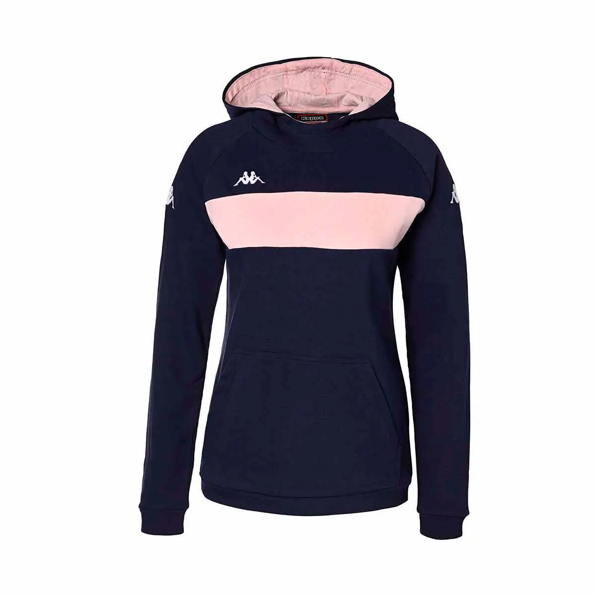 Kappa Femme Bleu Sweatshirt À Capuche Daccia