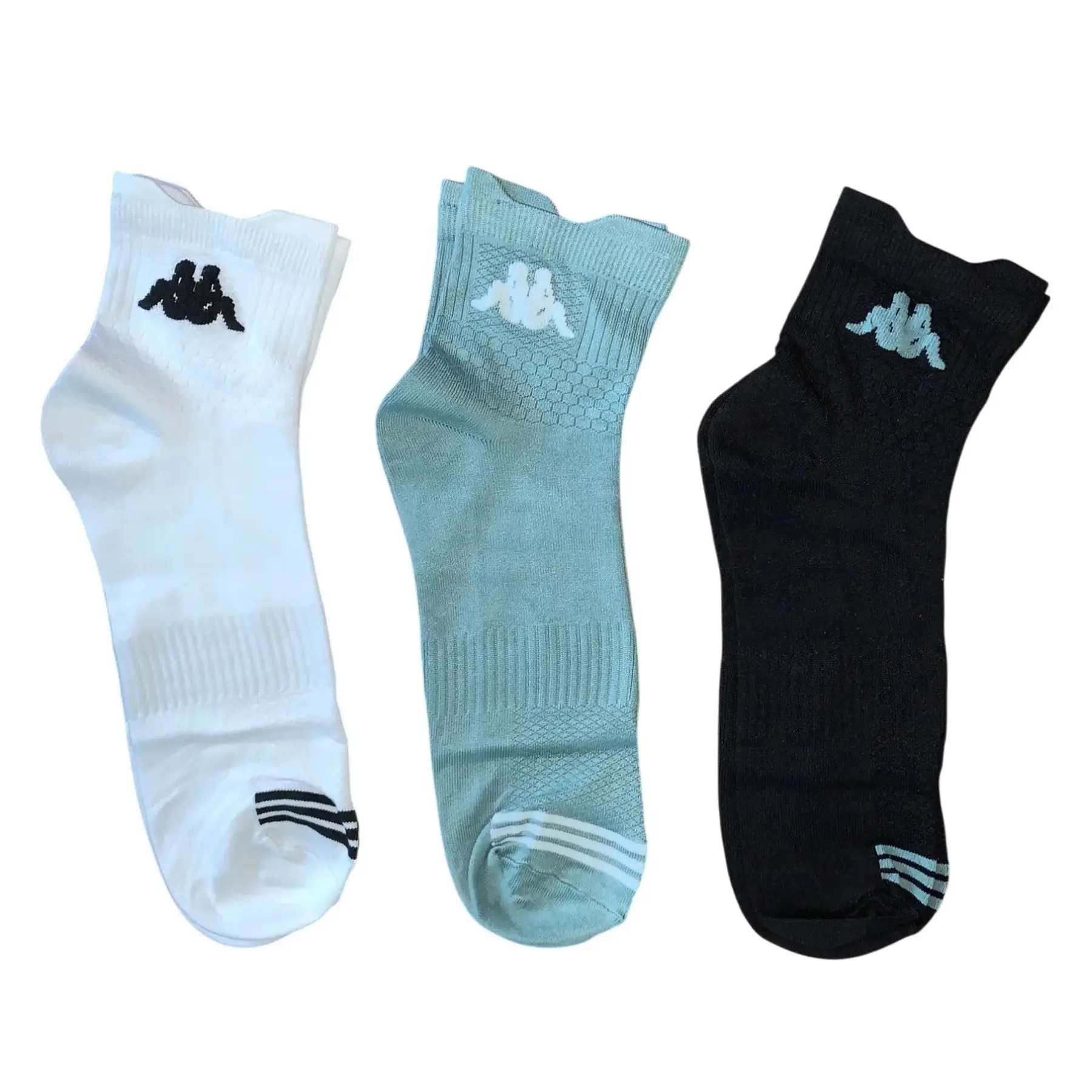Kappa Chaussettes Micro Recycle (x20), Blanc, Taille 39/42