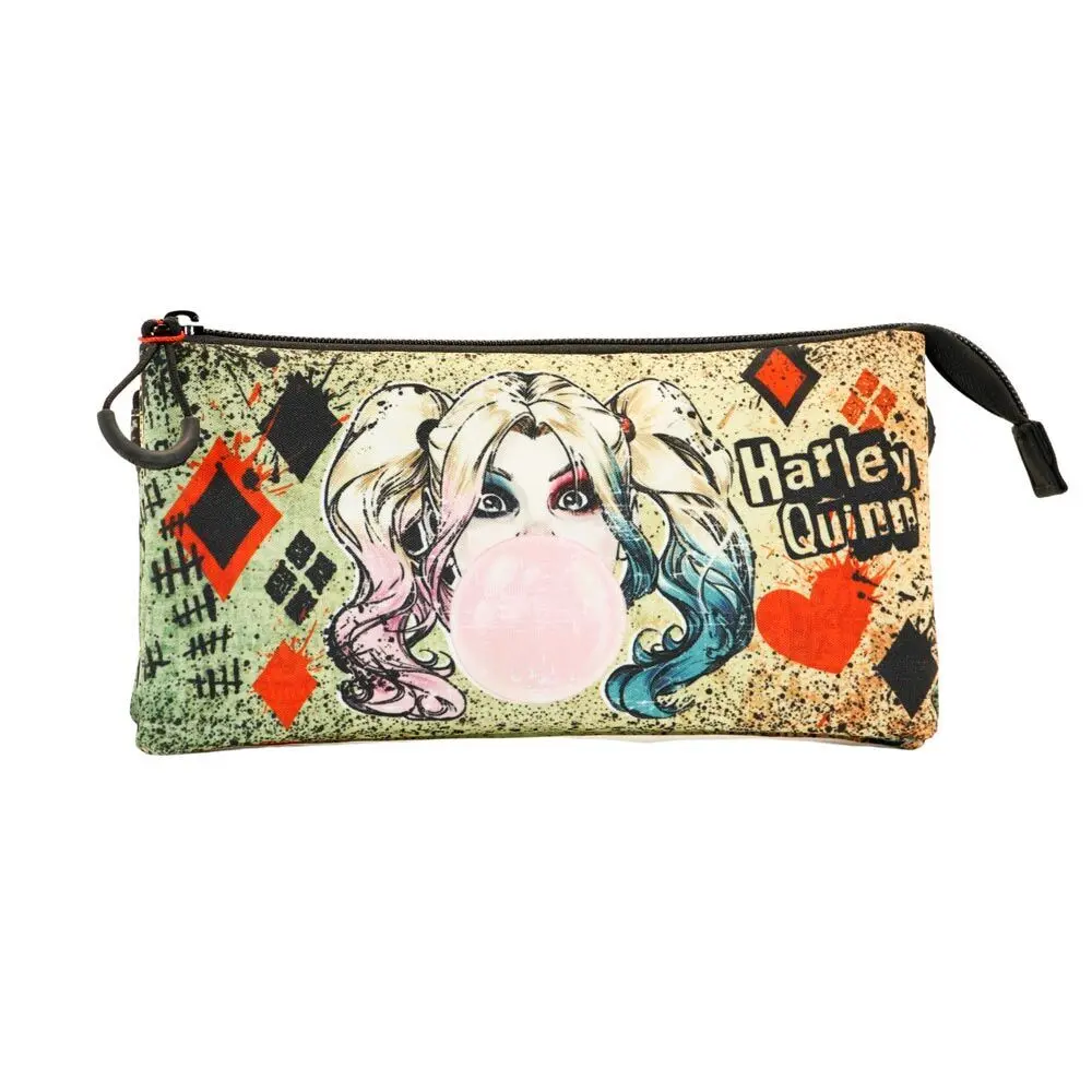 Dreifach Federmäppchen Karactermania DC Comics Harley Quinn Mad Love
