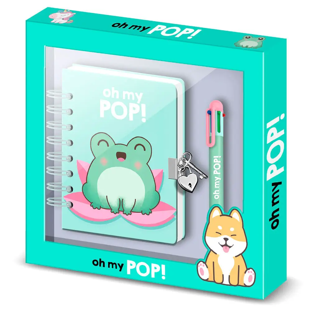 Notizblock mit Stift Karactermania Oh My Pop! Froggy