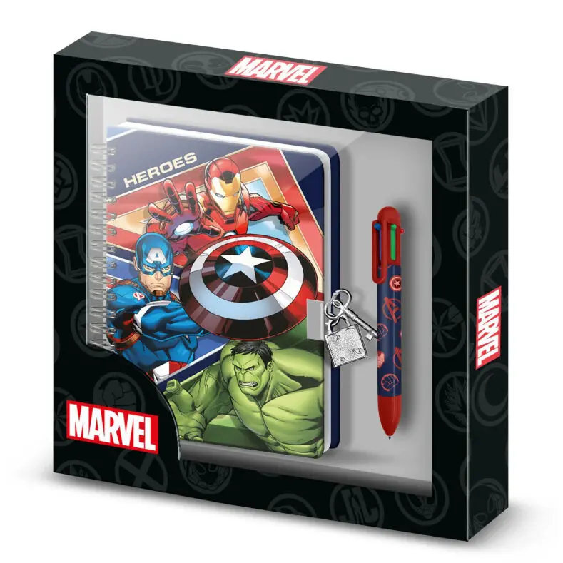 Child's Diary and Pen Karactermania Marvel Avengers