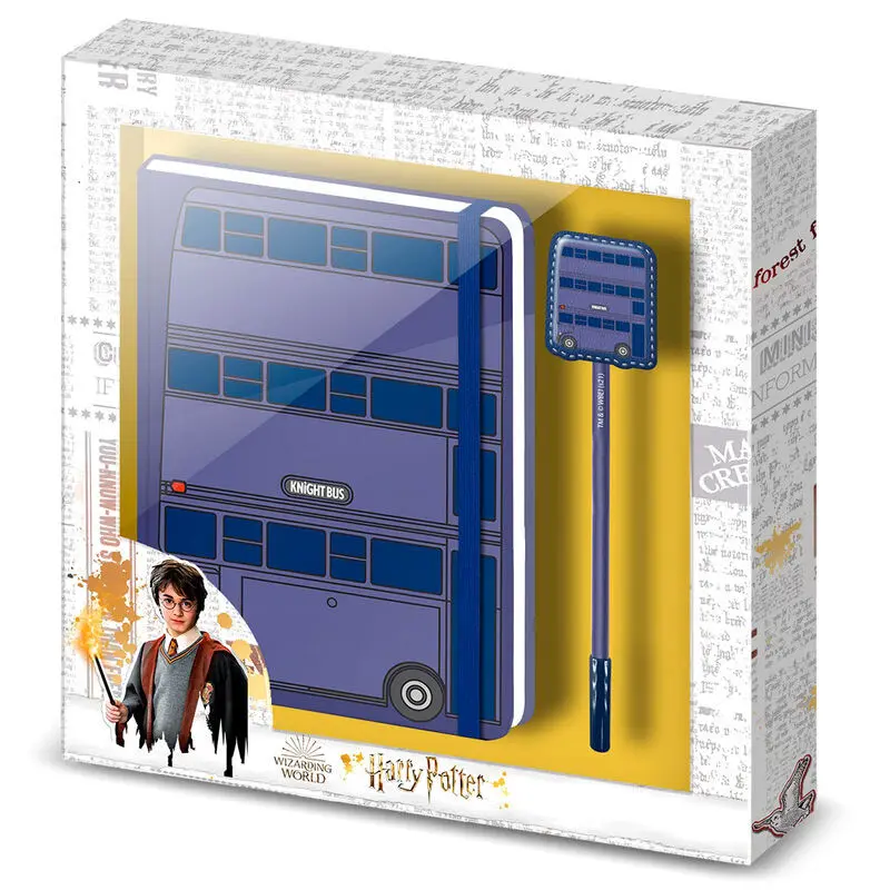 Pen en dagboek Karactermania Harry Potter Knight Bus