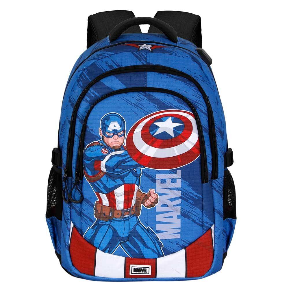 8445118065688 - Anpassbarer Rucksack für Kinder Marvel Captain America Gears