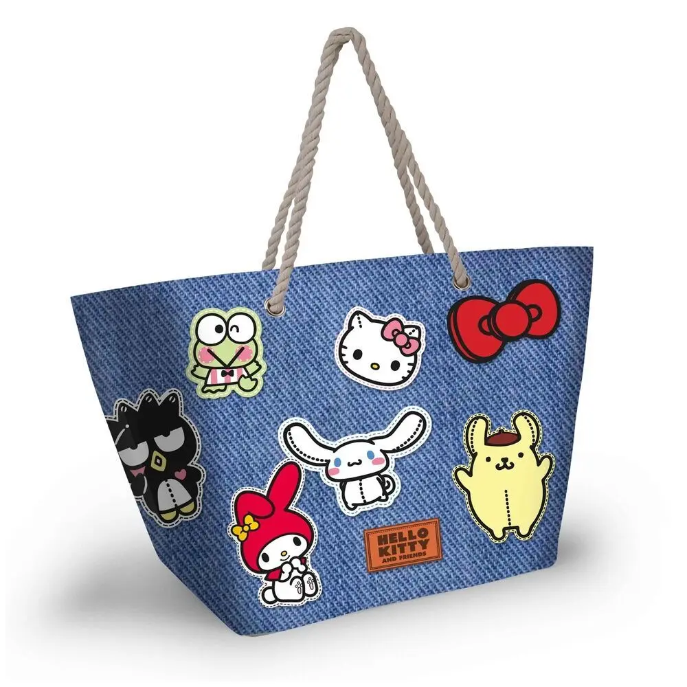 8445118086560 - Strandtasche Kind Hello Kitty Stickers