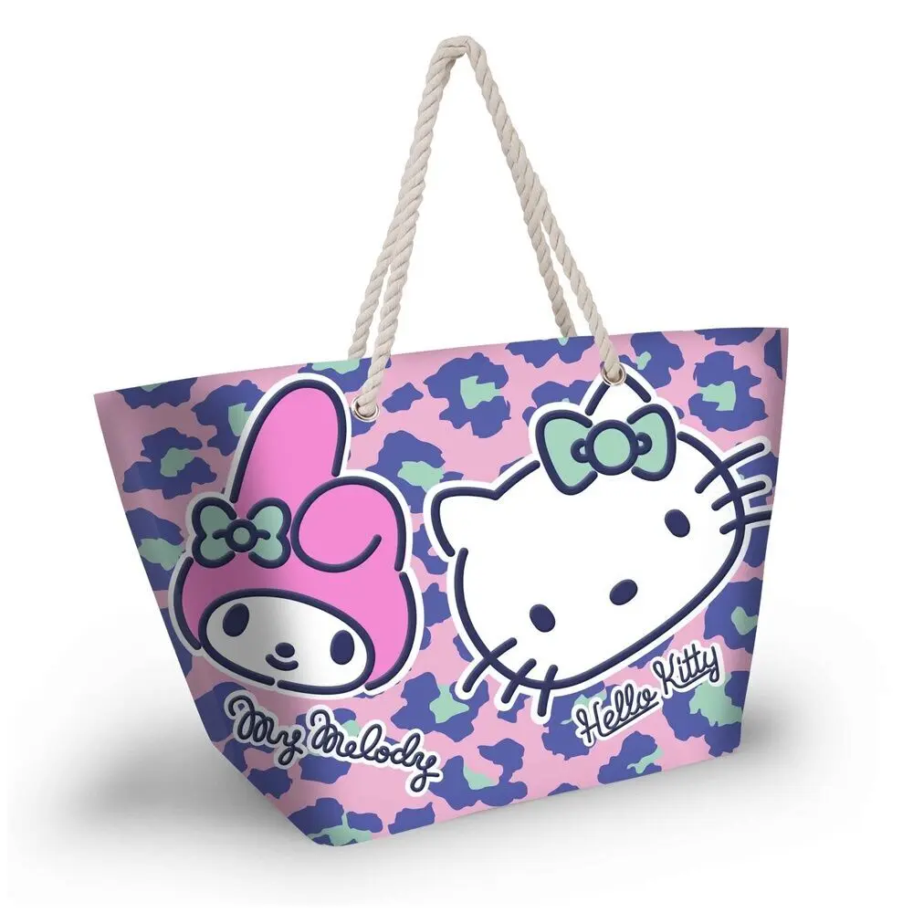 8445118086669 - Strandtasche Kind Hello Kitty Stickers