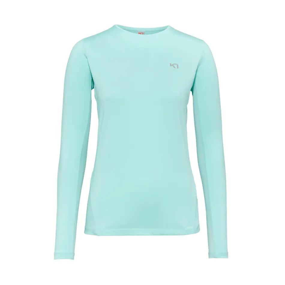 Kari Traa Women's Turquoise Long Sleeve Jersey Nora 2.0