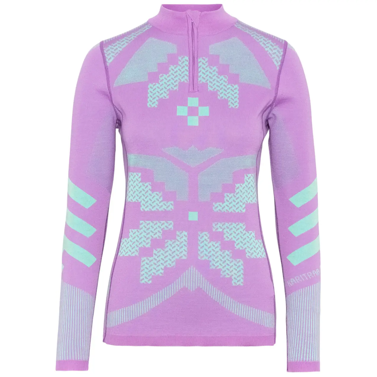 Half-zip long sleeve base layer for women Kari Traa Faith