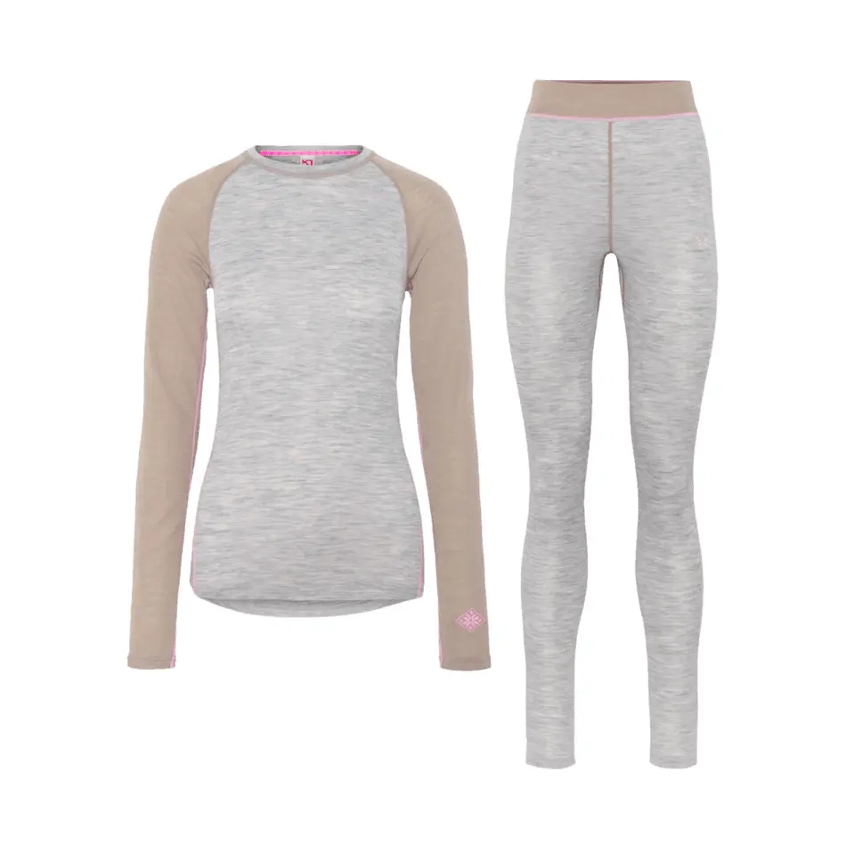 Women's leggings and long-sleeve t-shirt set Kari Traa Kaia