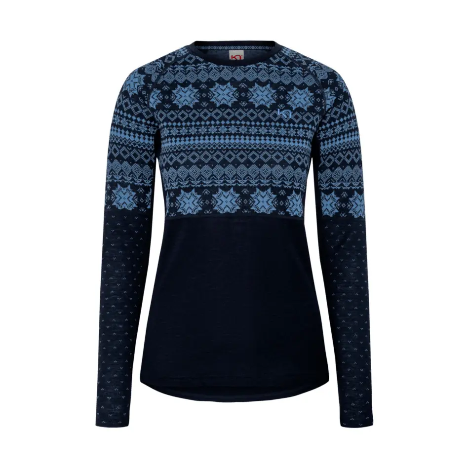 Kari Traa Women's Bleu Thermal Shirt Vilma