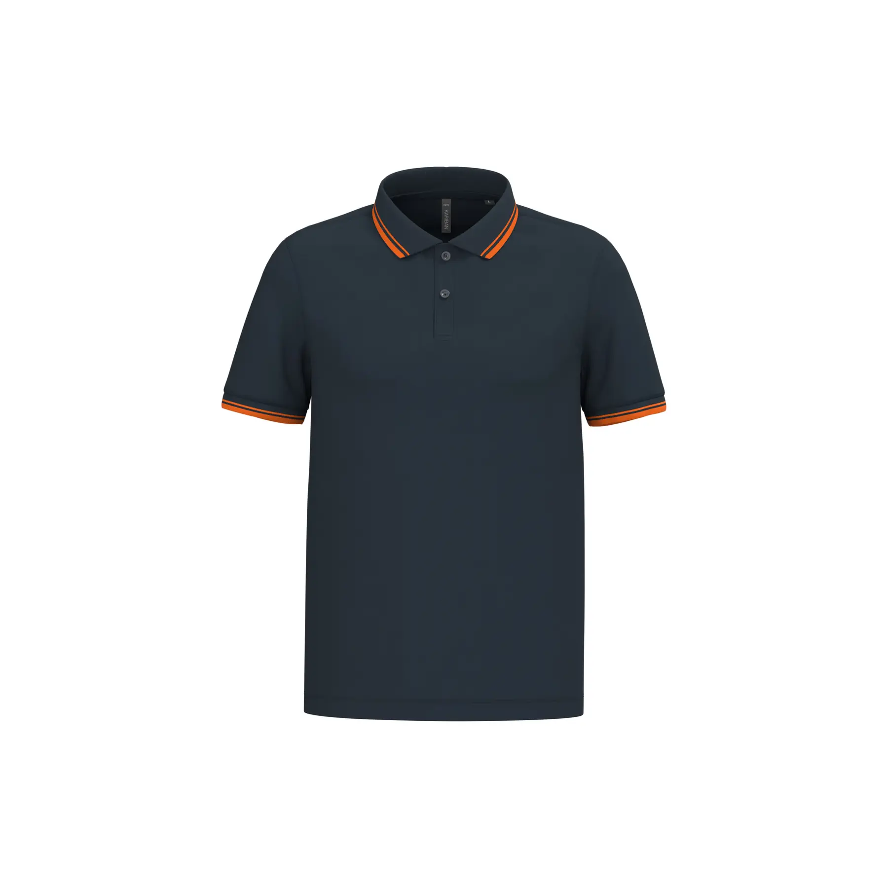 Poloshirt mit Kontraststreifen Kariban