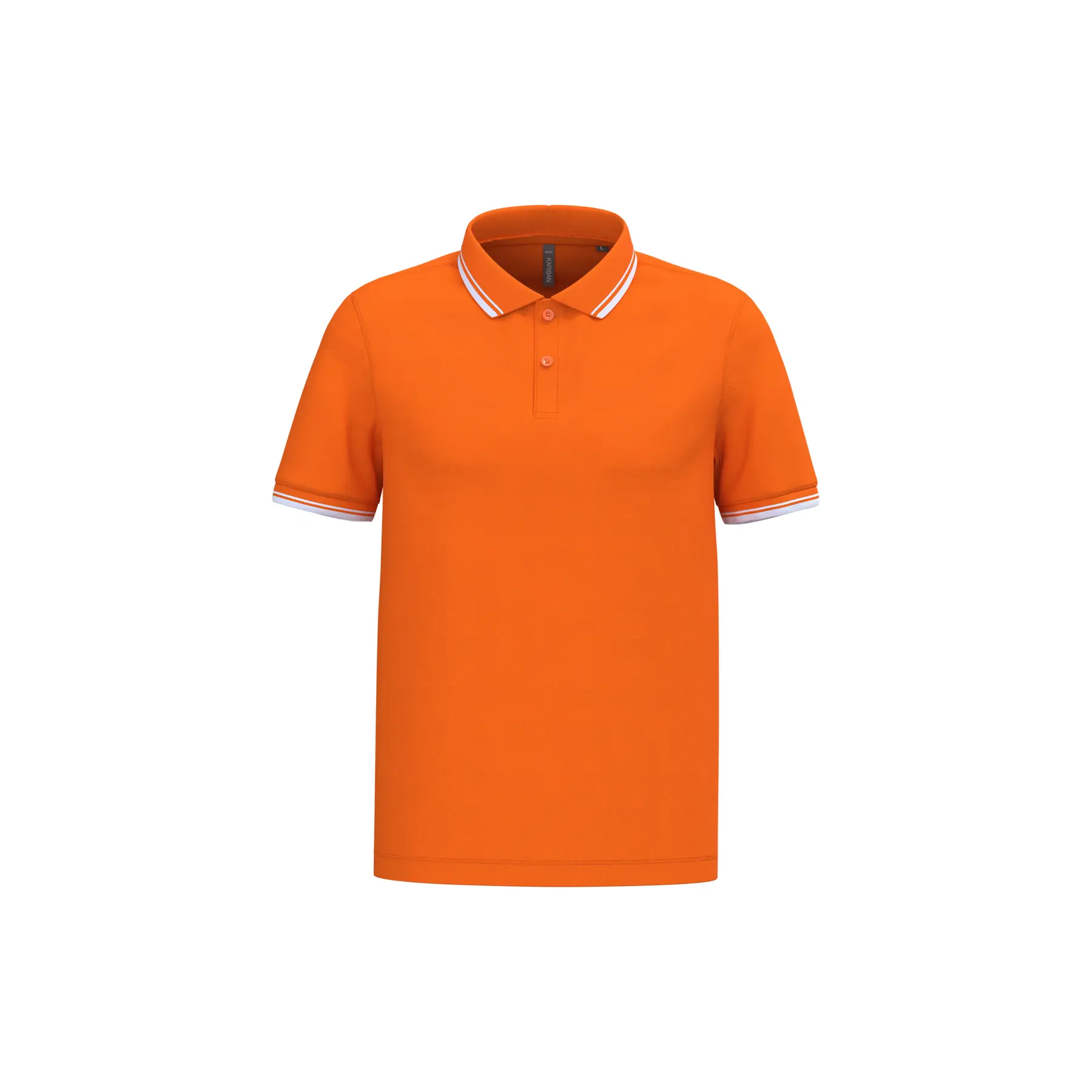 Poloshirt mit Kontraststreifen Kariban