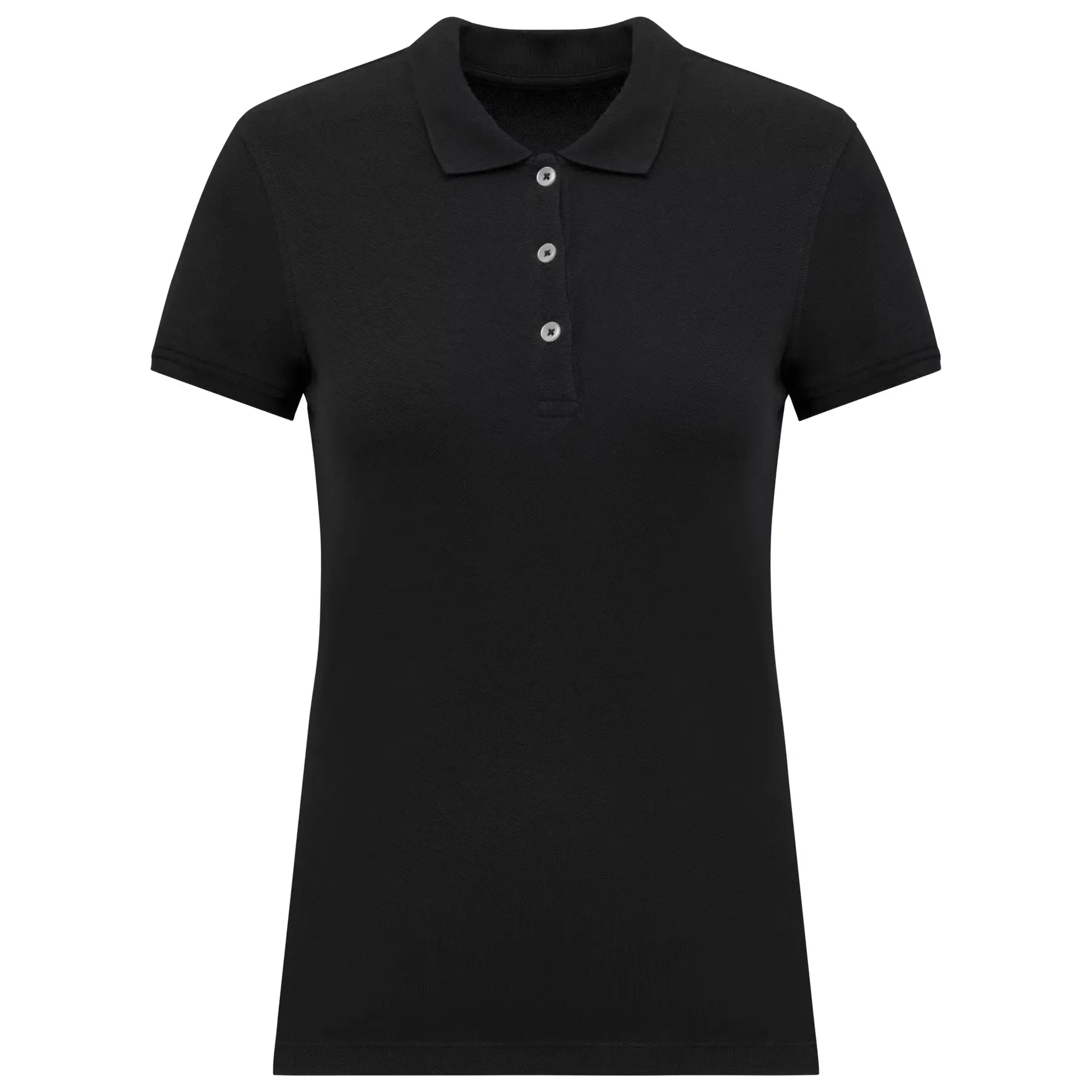 Piqué-Poloshirt, Damen Kariban