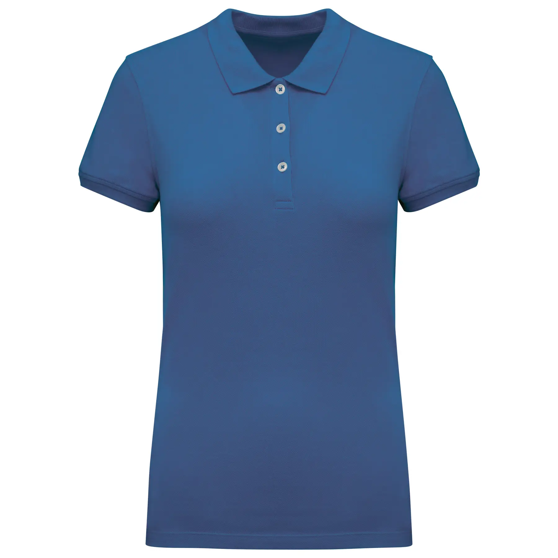 Piqué-Poloshirt, Damen Kariban