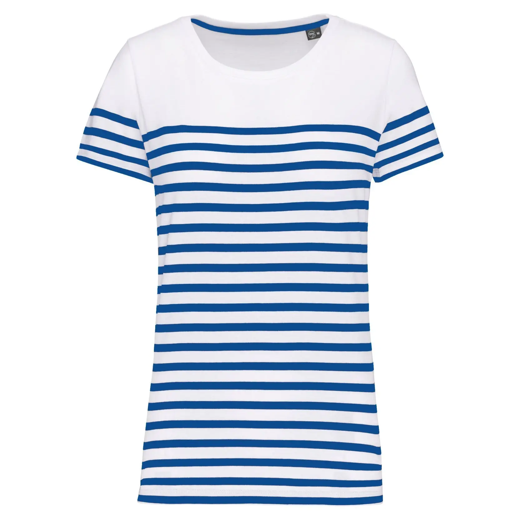 Marine-T-Shirt mit Rundhalsausschnitt, Damen Kariban Bio