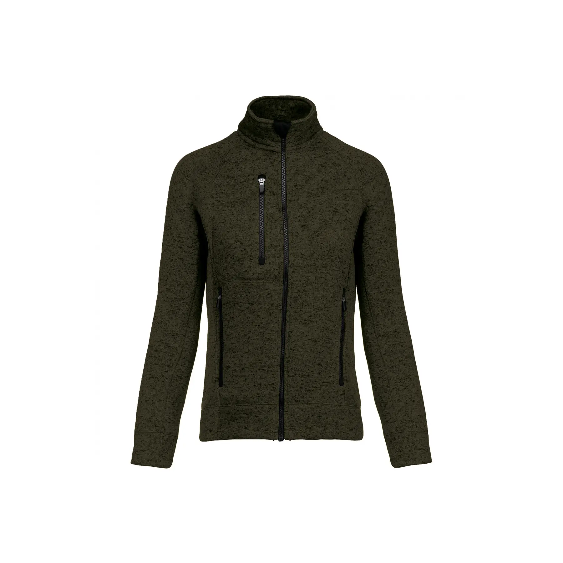 Jacke Mit Reißverschluss, Meliert, Frau Kariban