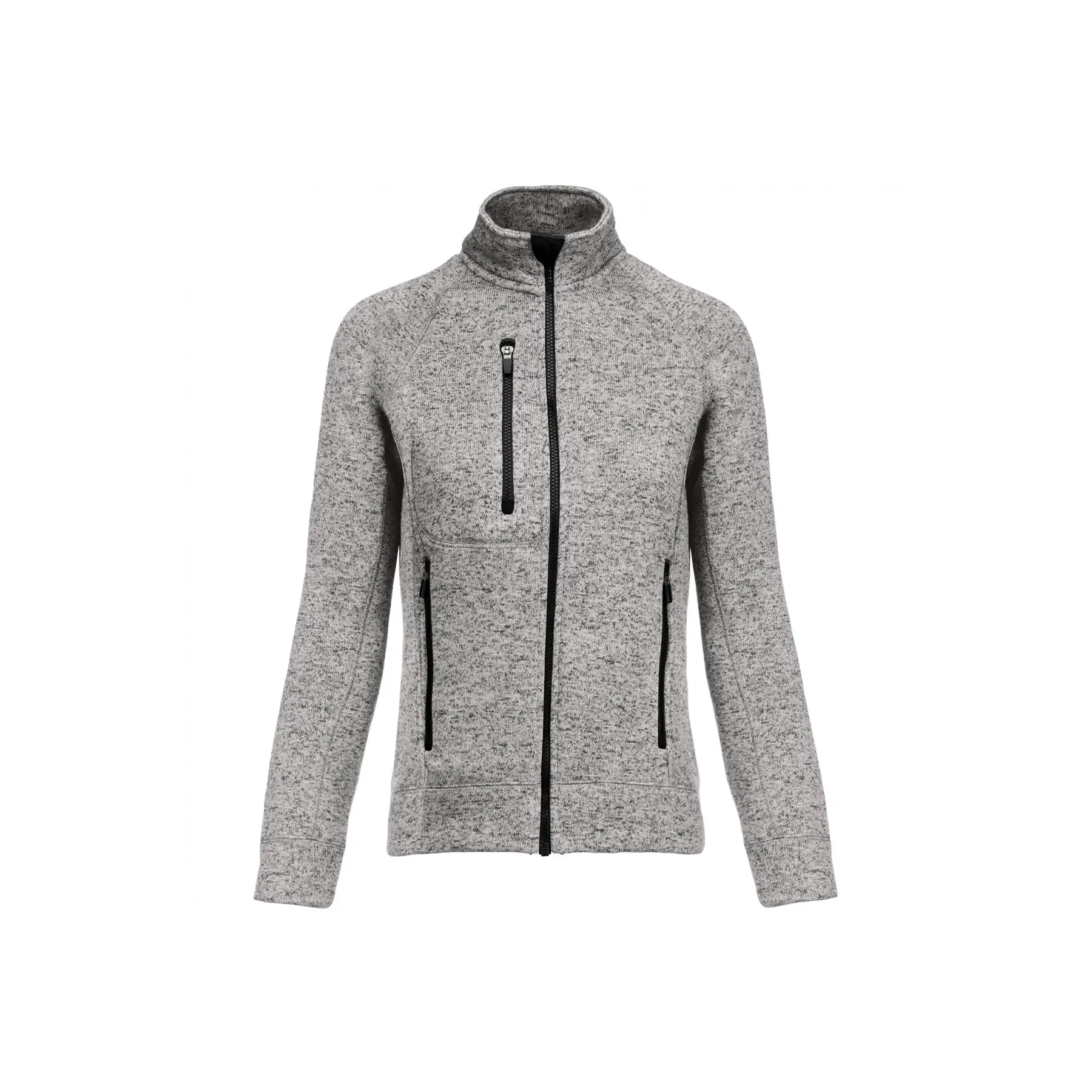 Jacke Mit Reißverschluss, Meliert, Frau Kariban