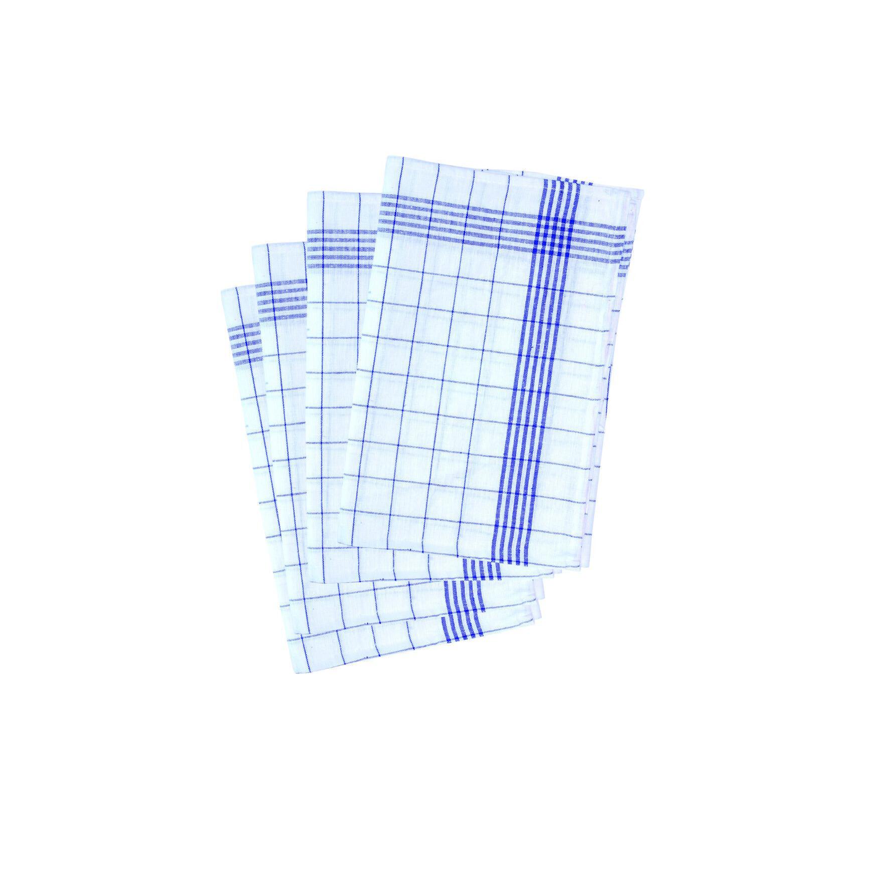 4040857997319 - Geschirrtuch 50 x 70 cm Geschirrtuch aus 100 % Baumwolle 1 Packung = 10 Stück blau