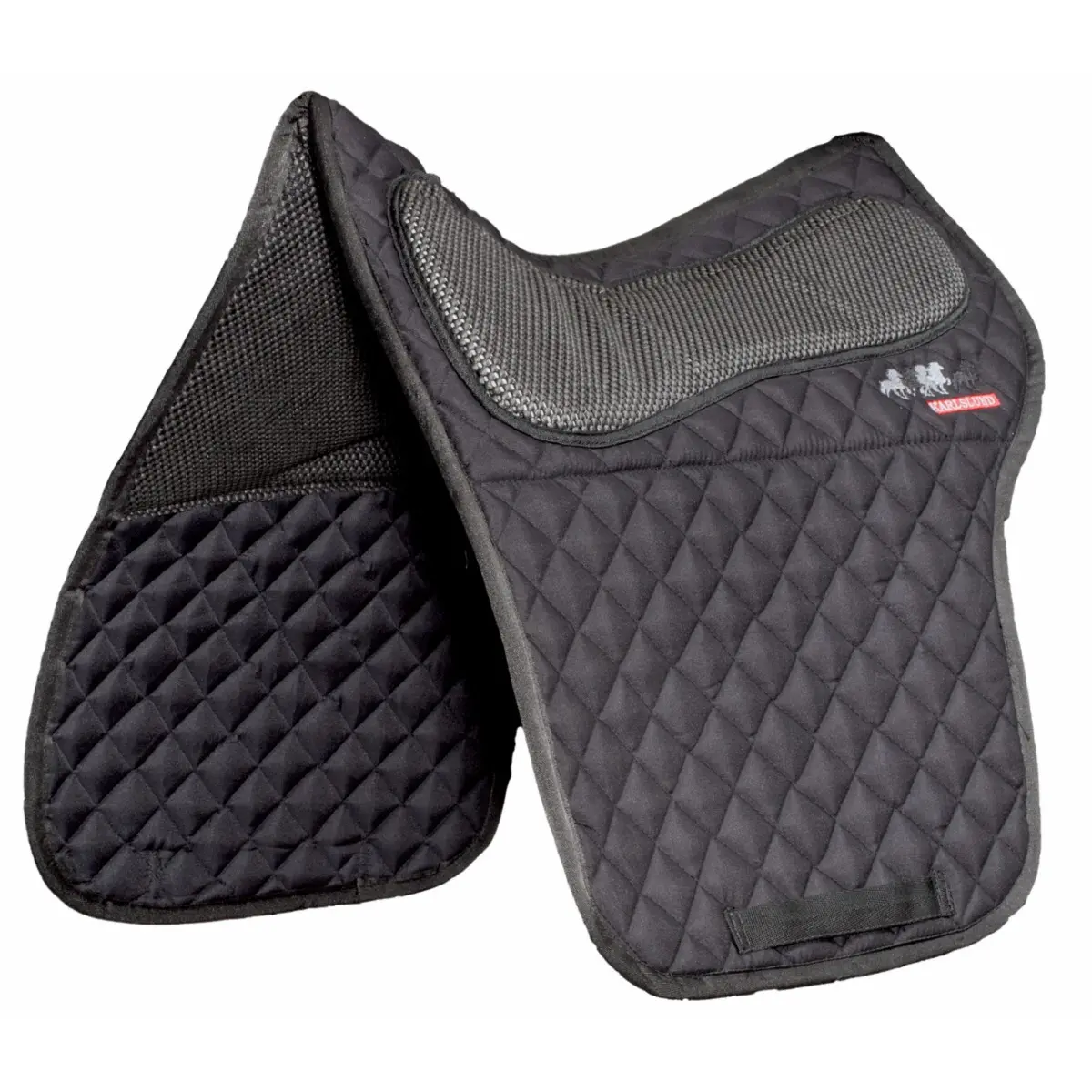 Karlslund Noir Anatomical Saddle Pad For Cotton Horses