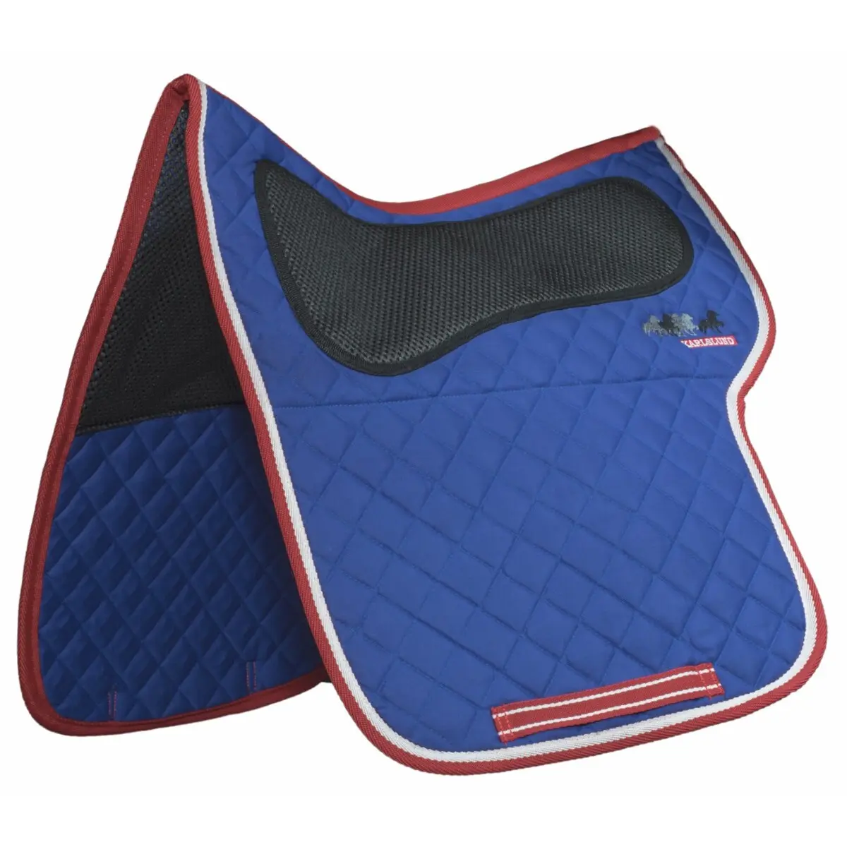 Karlslund Bleu Anatomical Saddle Pad For Cotton Horses