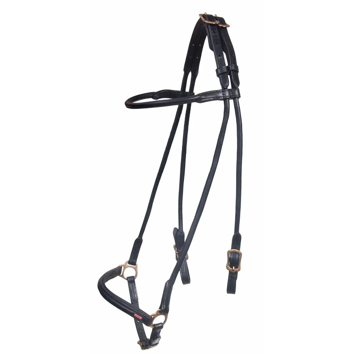 Karlslund Noir Leather Riding Bridles With Hanoverian Noseband