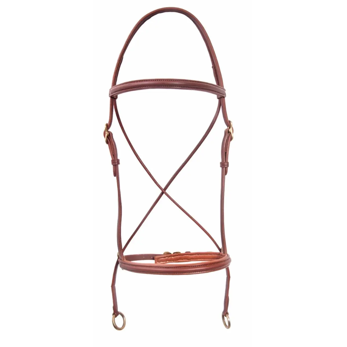 Karlslund Marron Bitless Leather Bridle