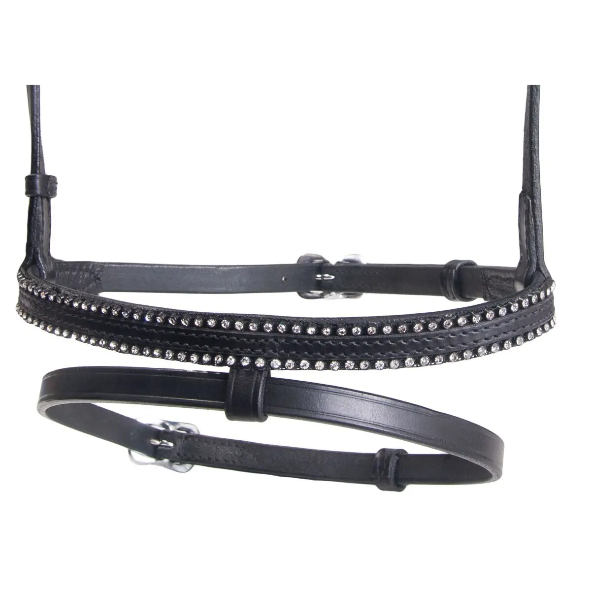 Meilleurs prix pour Muserolle combinée pour cheval petits cristaux Karlslund Kombi