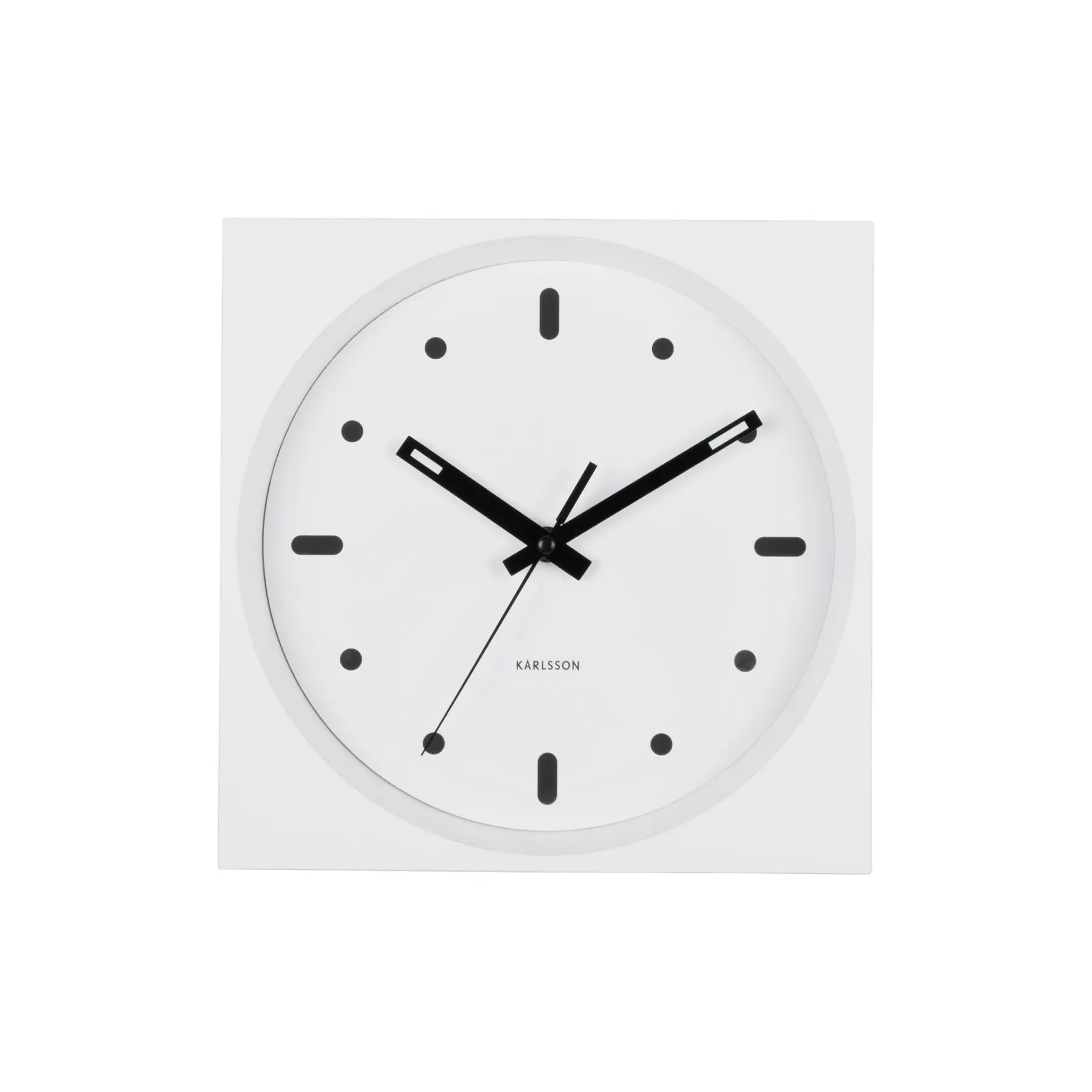 Wanduhr Karlsson Incesante Square