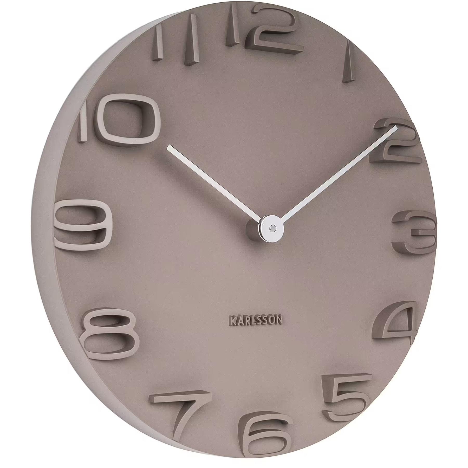 8714302579998 - - Moderne Wanduhr mit verchromten Zeigern On the Edge